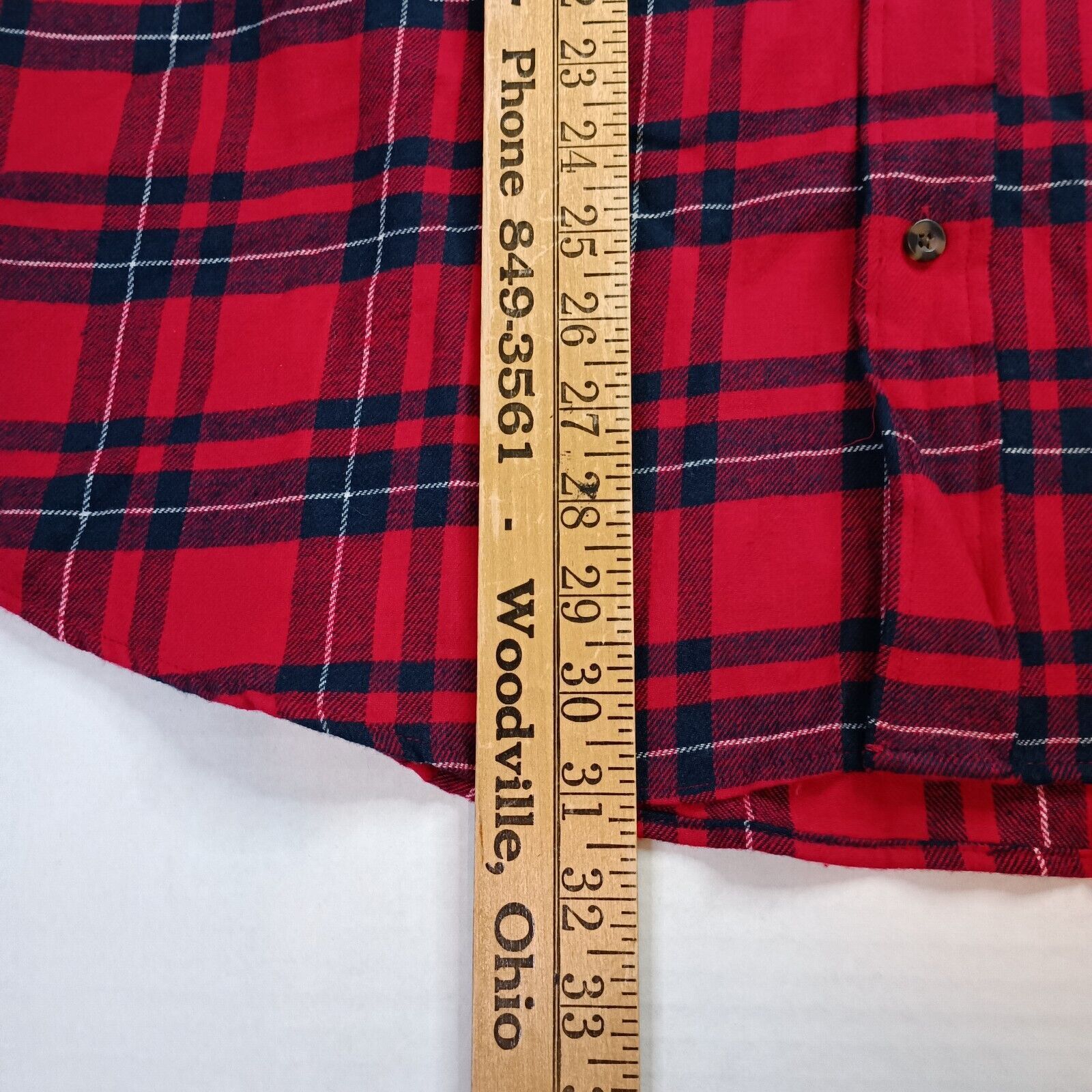 Saddlebred Saddlebred Flannel Shirt Men’s L Red Plaid Classic Fit Size US L / EU 52-54 / 3 - 6 Thumbnail