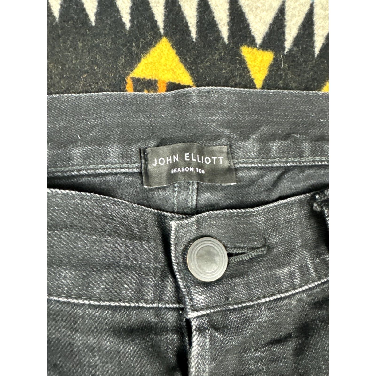 John Elliott John Elliot Season Ten Jeans Black Denim 32 X 33 Made In Japan Men’s Size US 32 / EU 48 - 2 Thumbnail