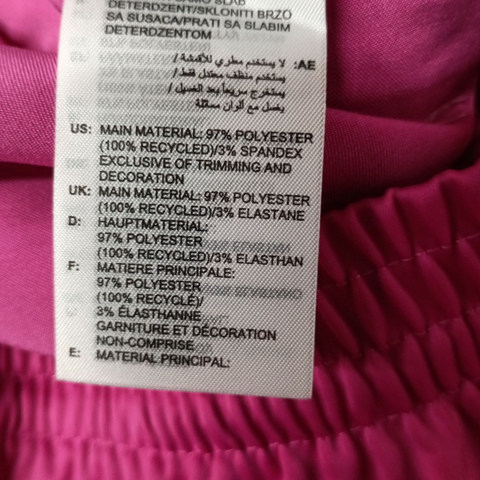 Adidas Adidas Women’s 3-Stripes Shorts Size XL Purple Pull On Size 34" / US 12 / IT 48 - 4 Thumbnail