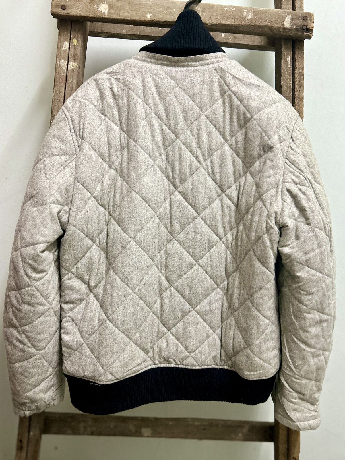 Michel Klein Vintage Michel Klein Quilted Bomber Jacket Size US M / EU 48-50 / 2 - 15 Thumbnail
