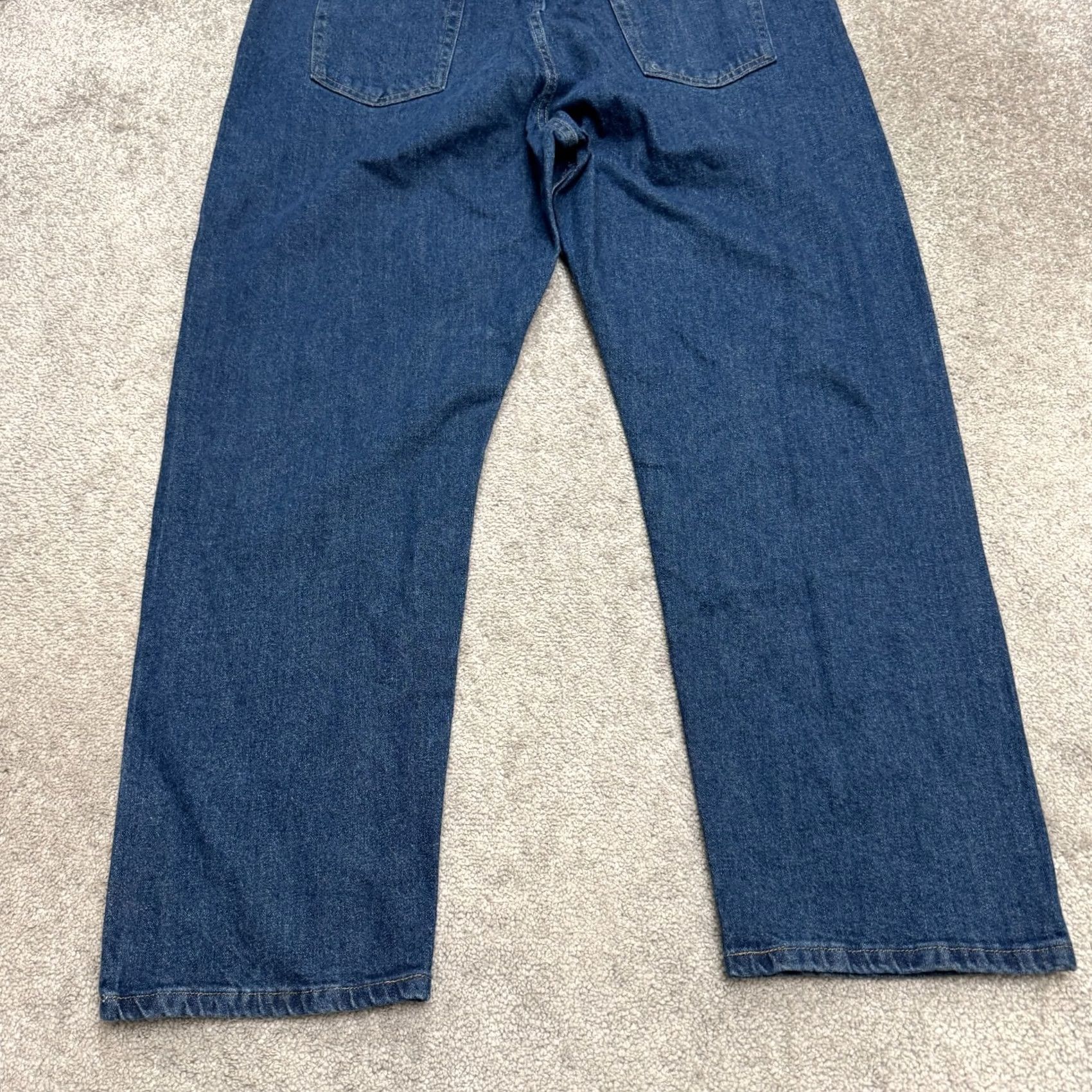 Wrangler Wrangler Five Star Premium Denim Jeans Straight Leg 42x30 Blue NWT Men's Regular Relaxed Fit Action Jeans Size US 42 / EU 58 - 3 Thumbnail