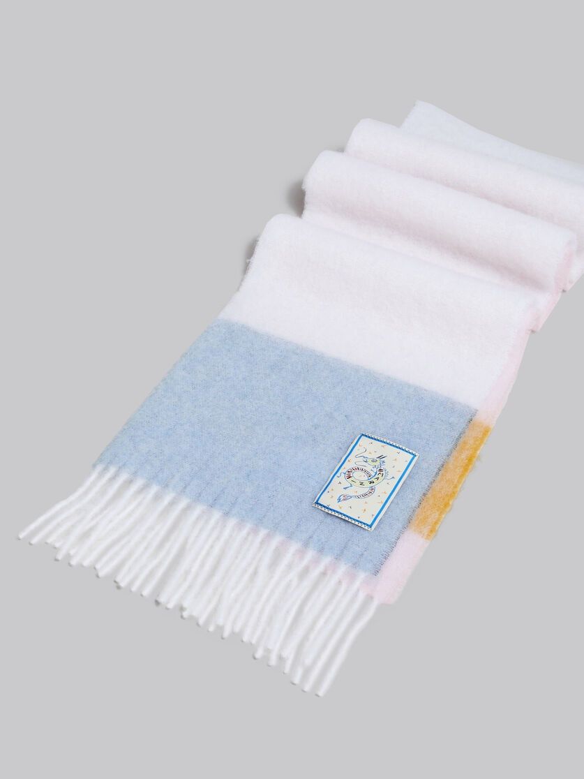 Marni o1f1d3z0825 Size: OS / Alpaca Scarf With Dragon Patch Size ONE SIZE - 1 Thumbnail