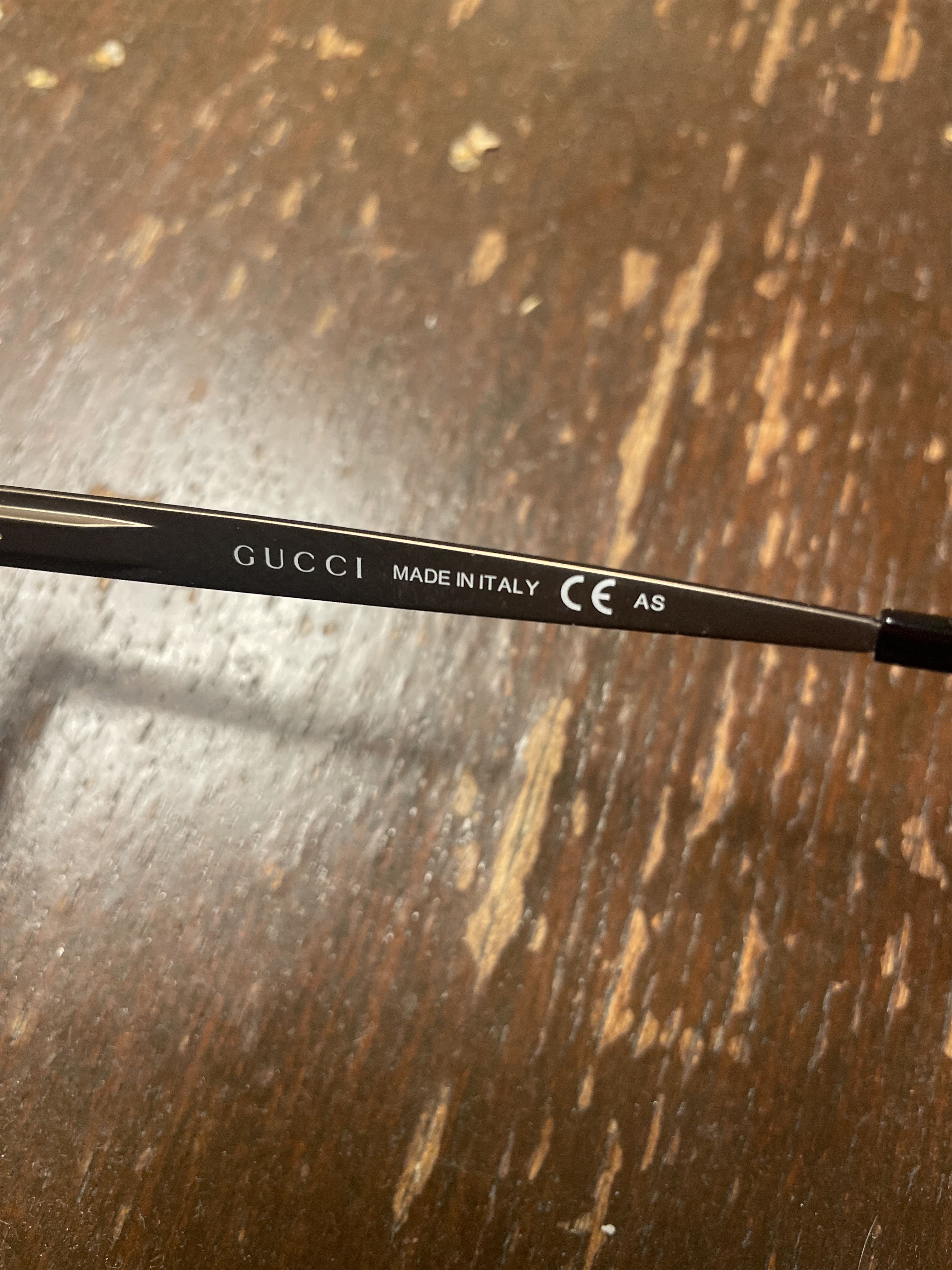 Gucci Gucci 00s Havana Rectangular Monogram Glasses Size ONE SIZE - 5 Thumbnail