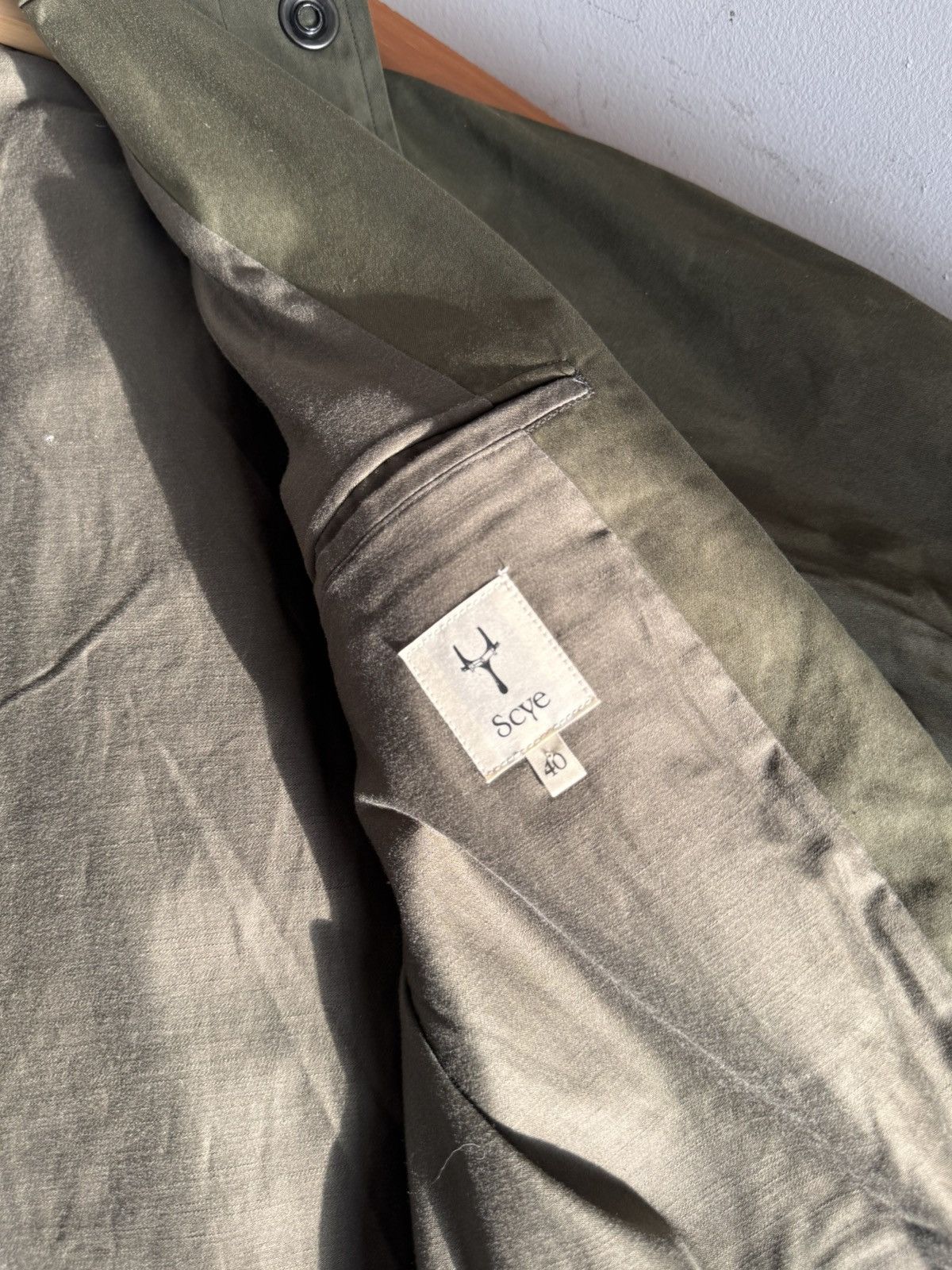 SCYE Scye Masterpiece and Co Waxed Cotton Coat Made in Japan M Size US M / EU 48-50 / 2 - 6 Thumbnail