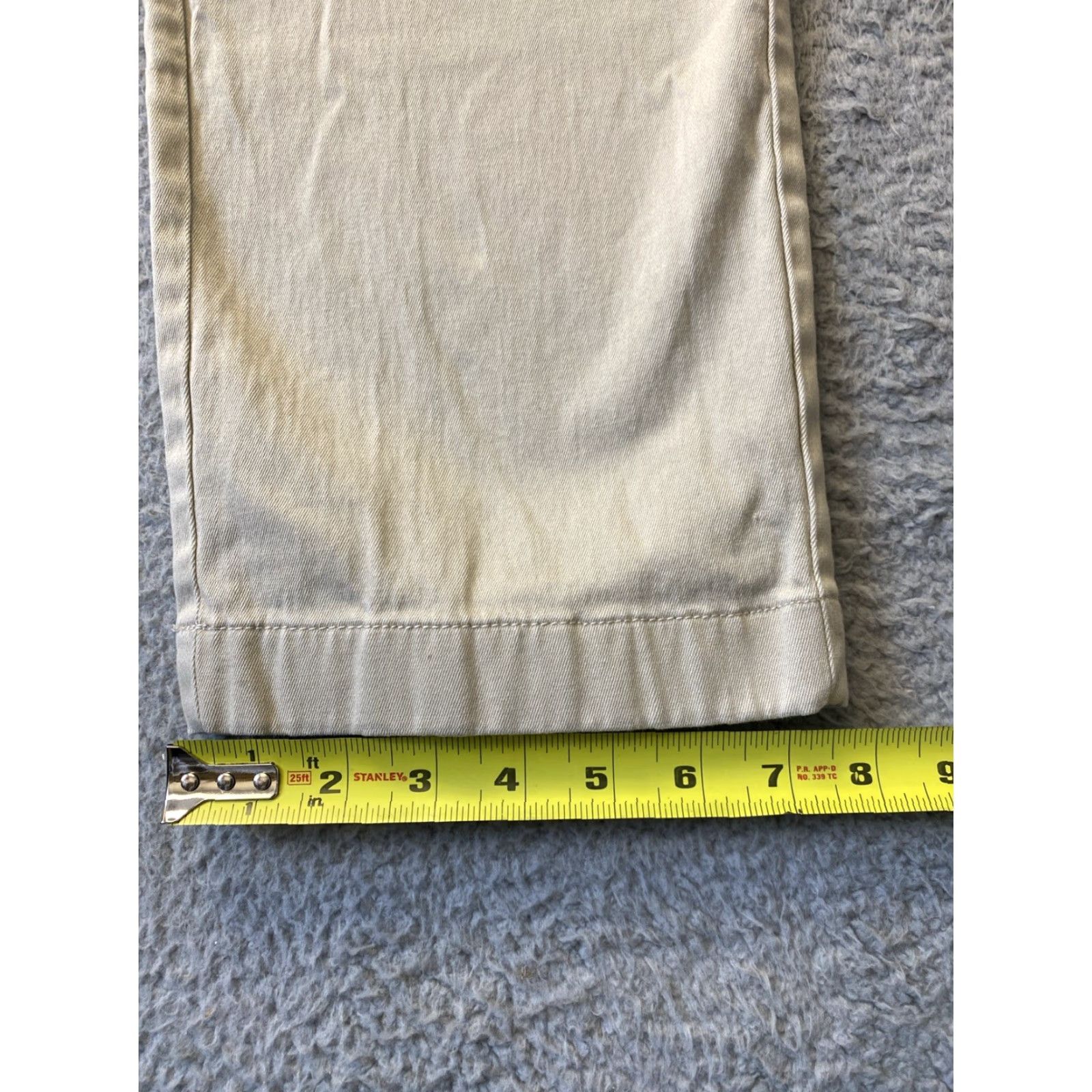 J.Crew VINTAGE J.CREW Men's Cotton Chino Pants Tapered Flat Front 38x32 Tan Casual Business Size US 38 / EU 54 - 6 Thumbnail