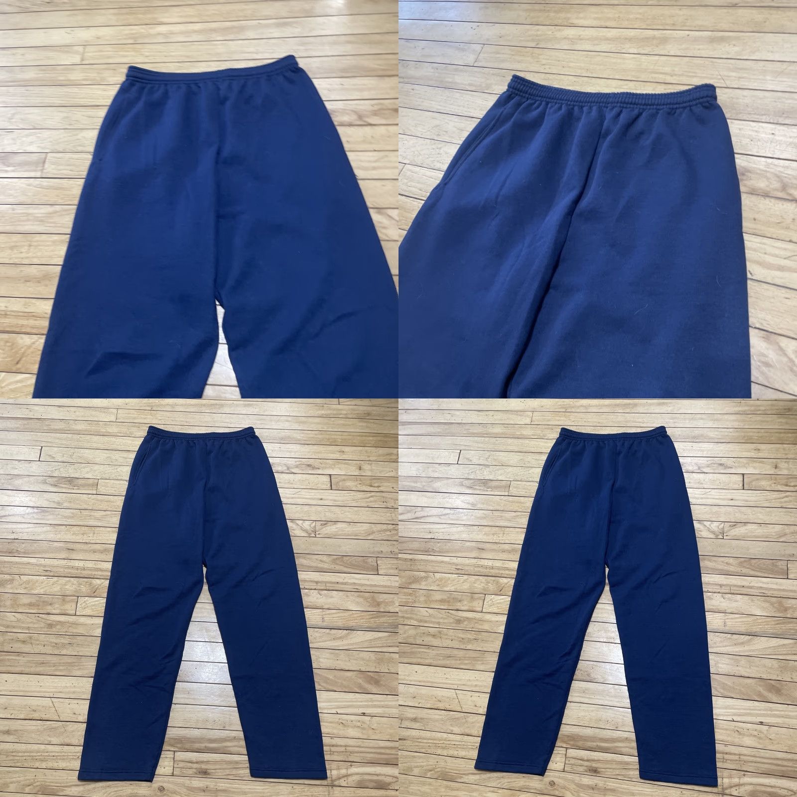 Hanes VINTAGE Hanes Sweatpants Men L Blue Joggers 90s Sports Casual Comfort Size US 33 - 10 Thumbnail