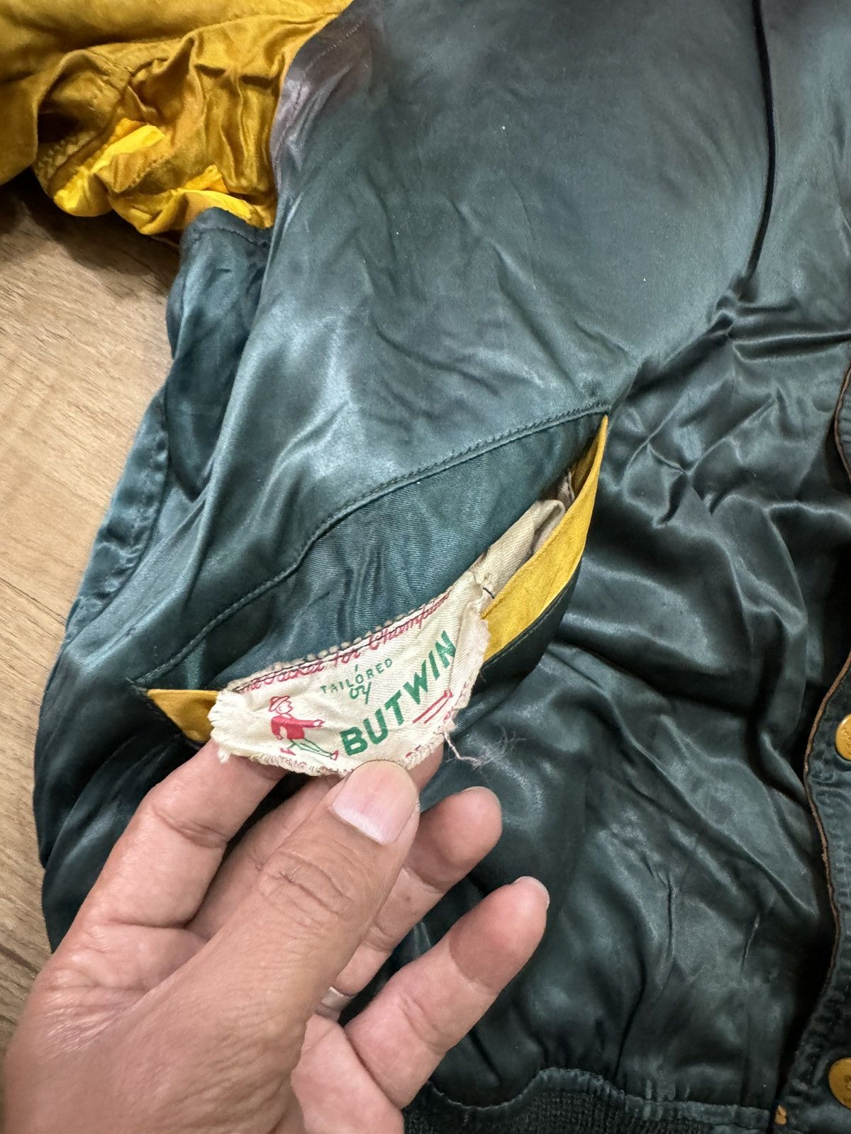 Vintage VINTAGE 50-60’S BUTWIN REVERSIBLE LEATHER JACKET Size US L / EU 52-54 / 3 - 8 Thumbnail