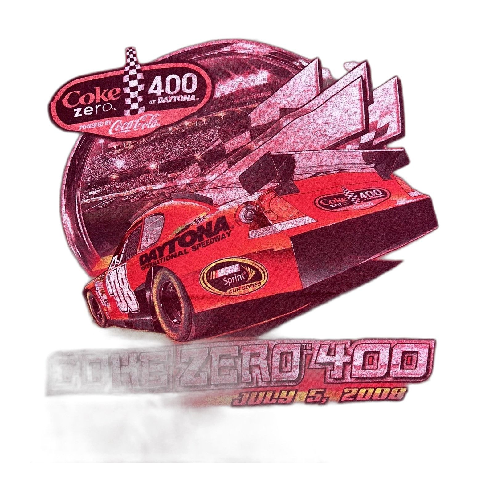 Chase Authentics Vitngae Faded NASCAR Daytona Red Shirt Chase Authentics XL S Size US XL / EU 56 / 4 - 5 Thumbnail
