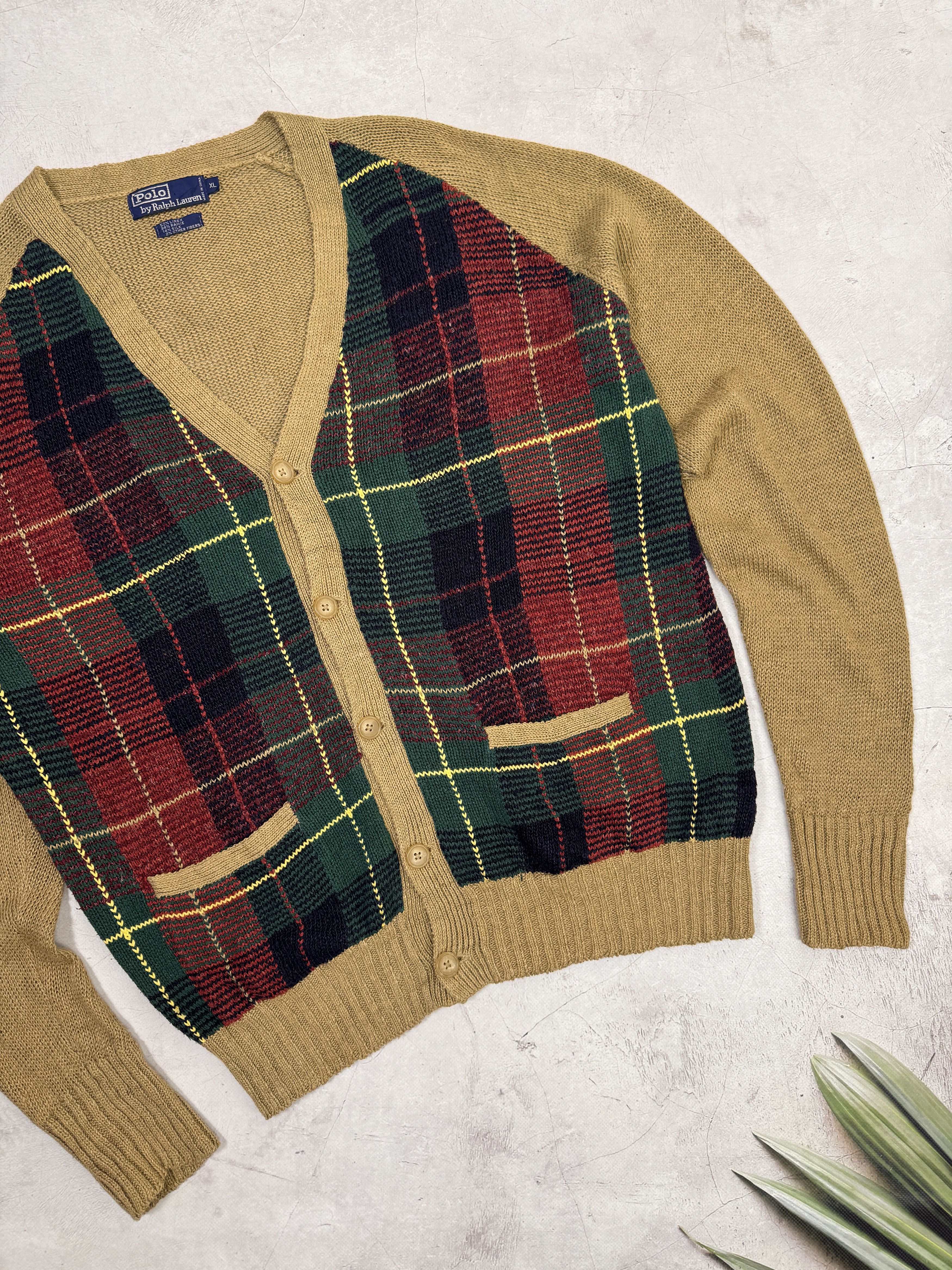 Polo Ralph Lauren × Vintage Vintage Polo Ralph Lauren Cardigan Country Style Aztec Size US XL / EU 56 / 4 - 5 Thumbnail
