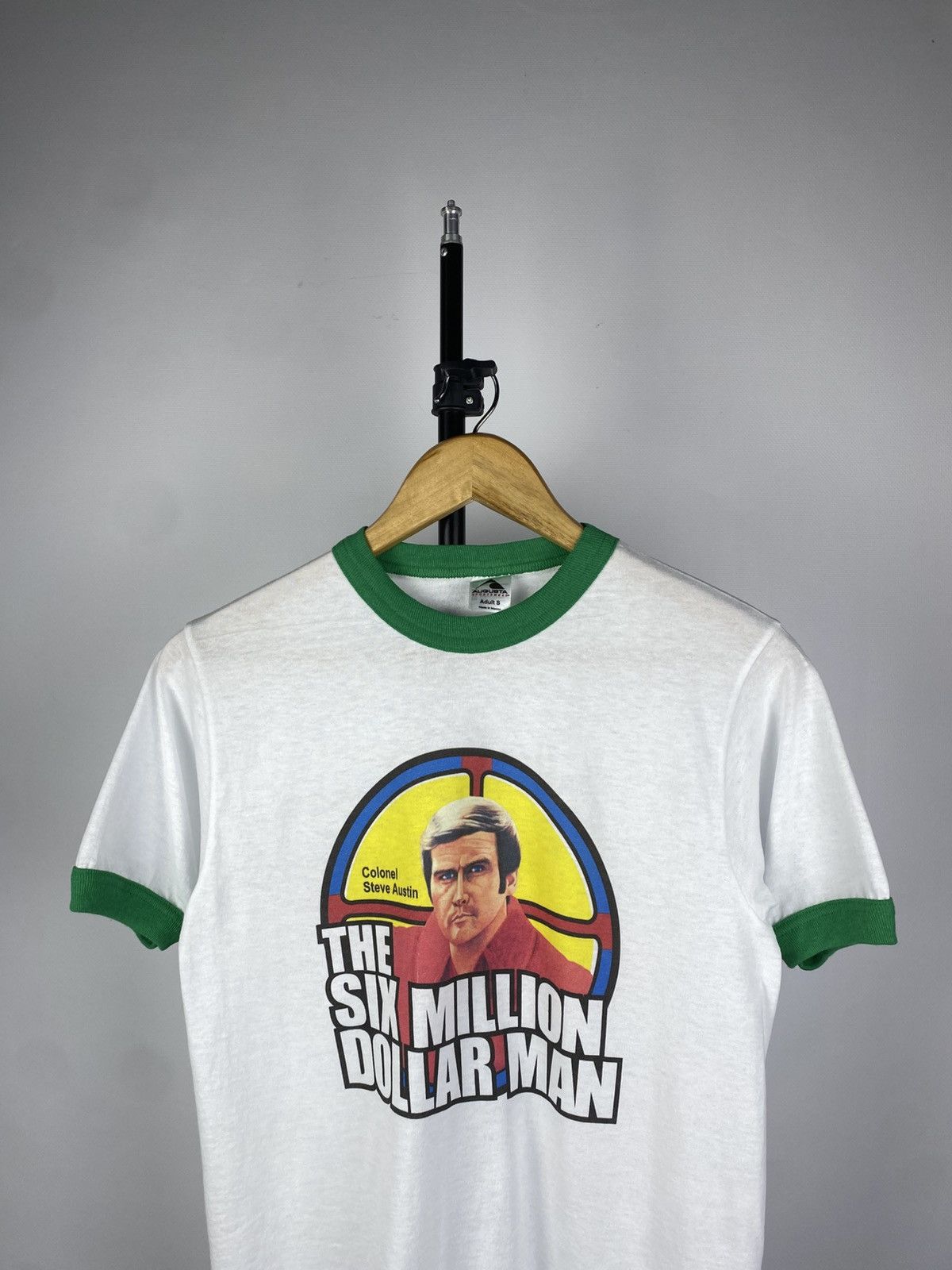 Vintage Rare ‼️ Vintage 70-80s The Six Million dollar Man T Shirt Size US S / EU 44-46 / 1 - 2 Thumbnail
