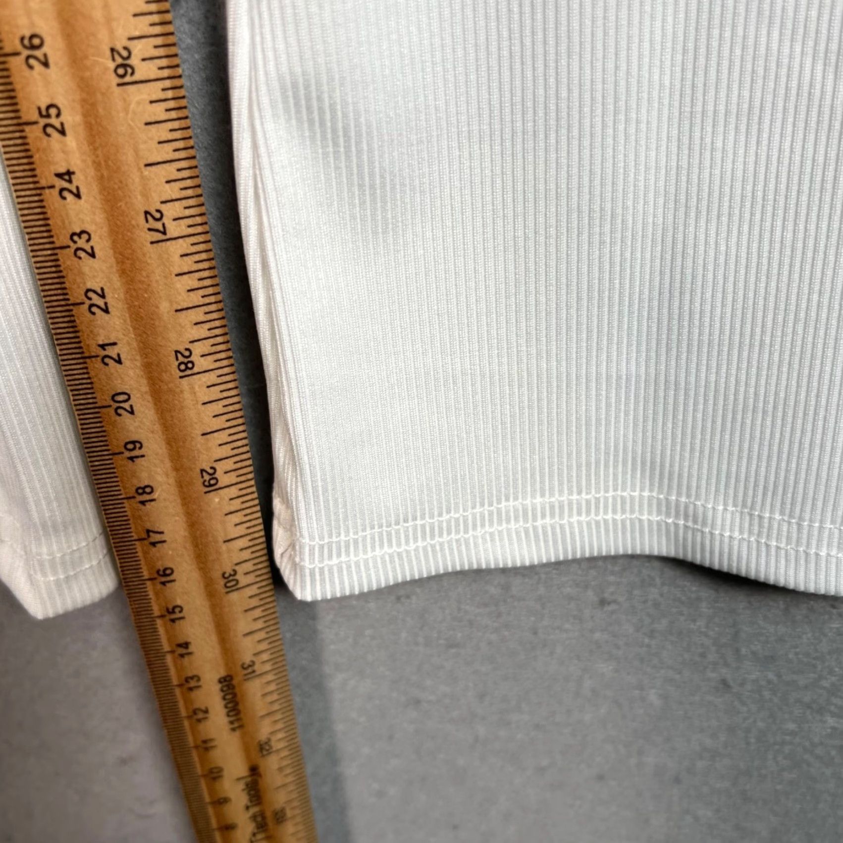 Vintage THATSOFETCH White Flared High-Waisted Pants Womens Size 8 Polyester Blend Size 30" / US 8 / IT 44 - 7 Thumbnail