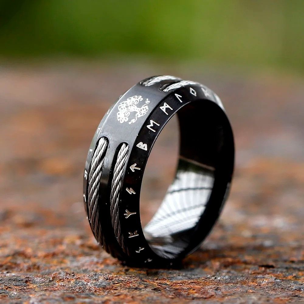 Jewelry Odin Viking Ring Size ONE SIZE - 3 Thumbnail