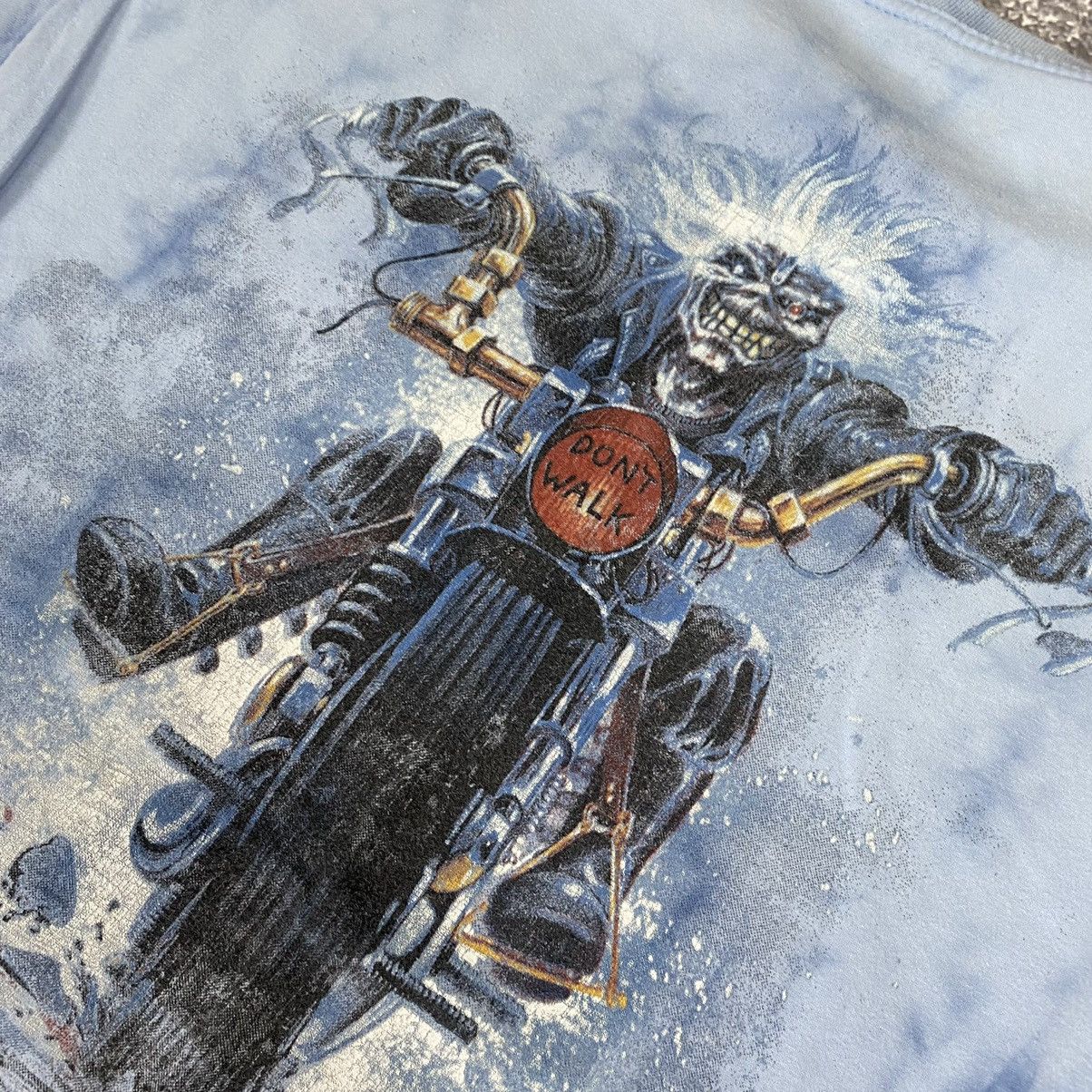 Band Tees Vintage Iron Maiden Overprinted Graphic rock band tee Size US S / EU 44-46 / 1 - 11 Thumbnail