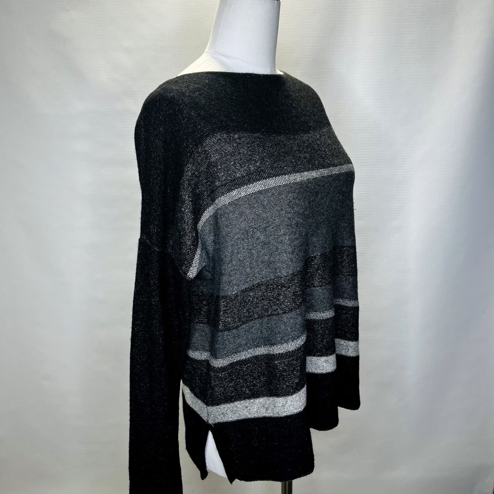 Vince Vince Striped Knit Cashmere Wool Pullover Sweater Shirt? Size M / US 6-8 / IT 42-44 - 2 Thumbnail
