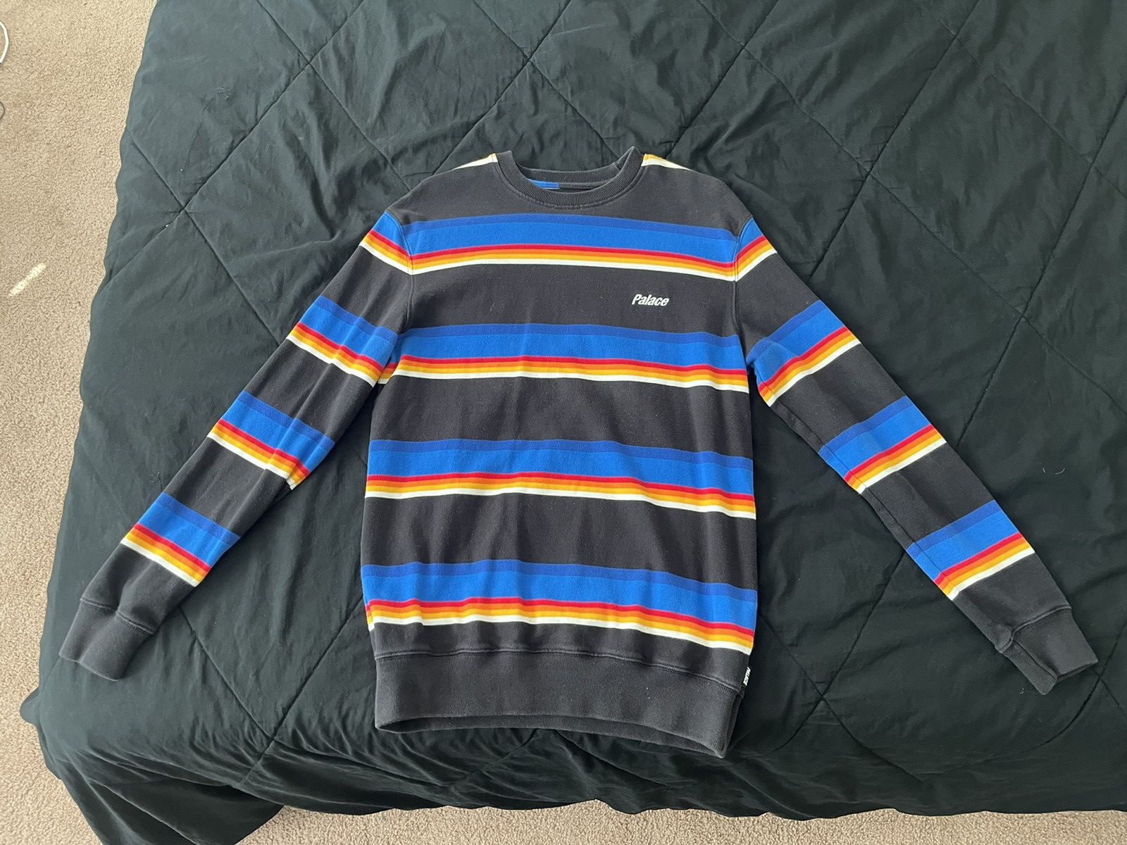 Palace Palace Striper 320 Crew | Grailed 