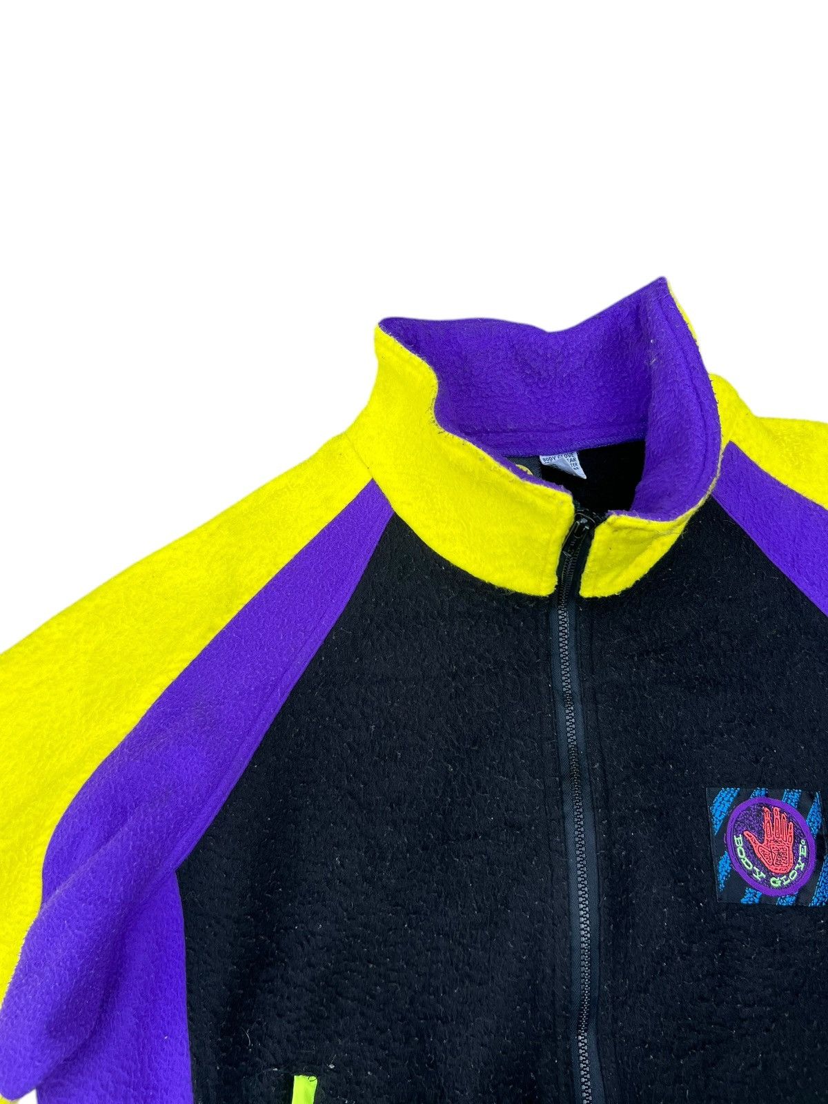 Body Glove × Vintage Vintage 90s Body Glove Colour Block Fleece Sweater Jacket Size US M / EU 48-50 / 2 - 4 Thumbnail