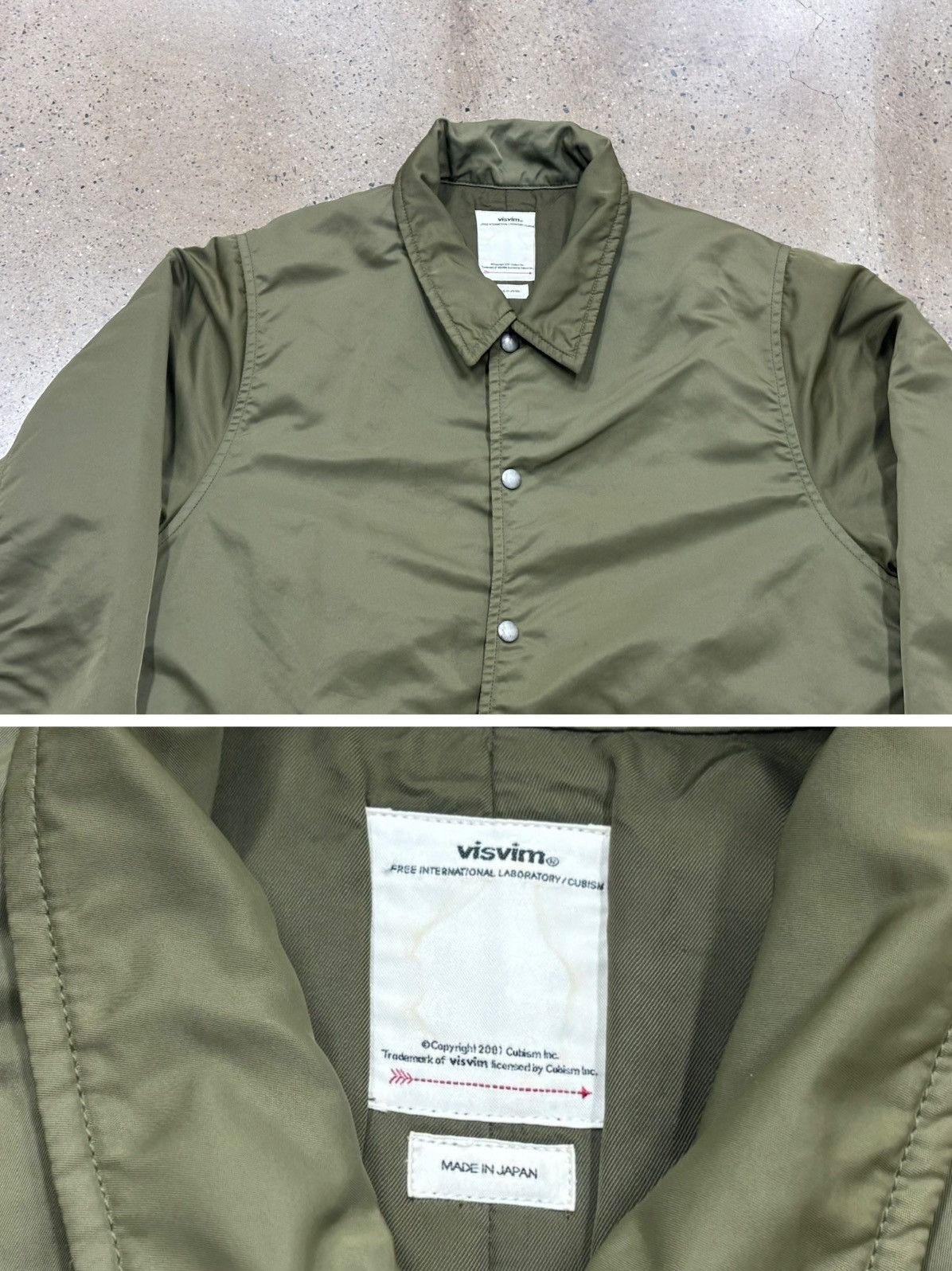 Visvim Visvim 18aw Coach Jkt Mud Overdye Size US M / EU 48-50 / 2 - 3 Thumbnail