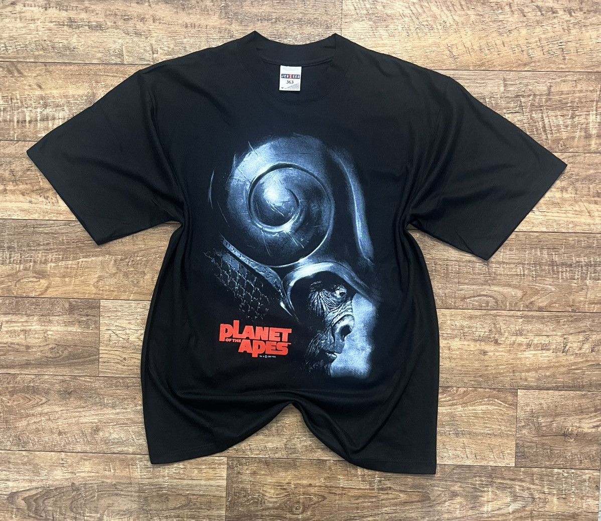 Jerzees Planet Of The Apes 2001 jumbo print euro variant movie tee Size US M / EU 48-50 / 2 - 1 Thumbnail