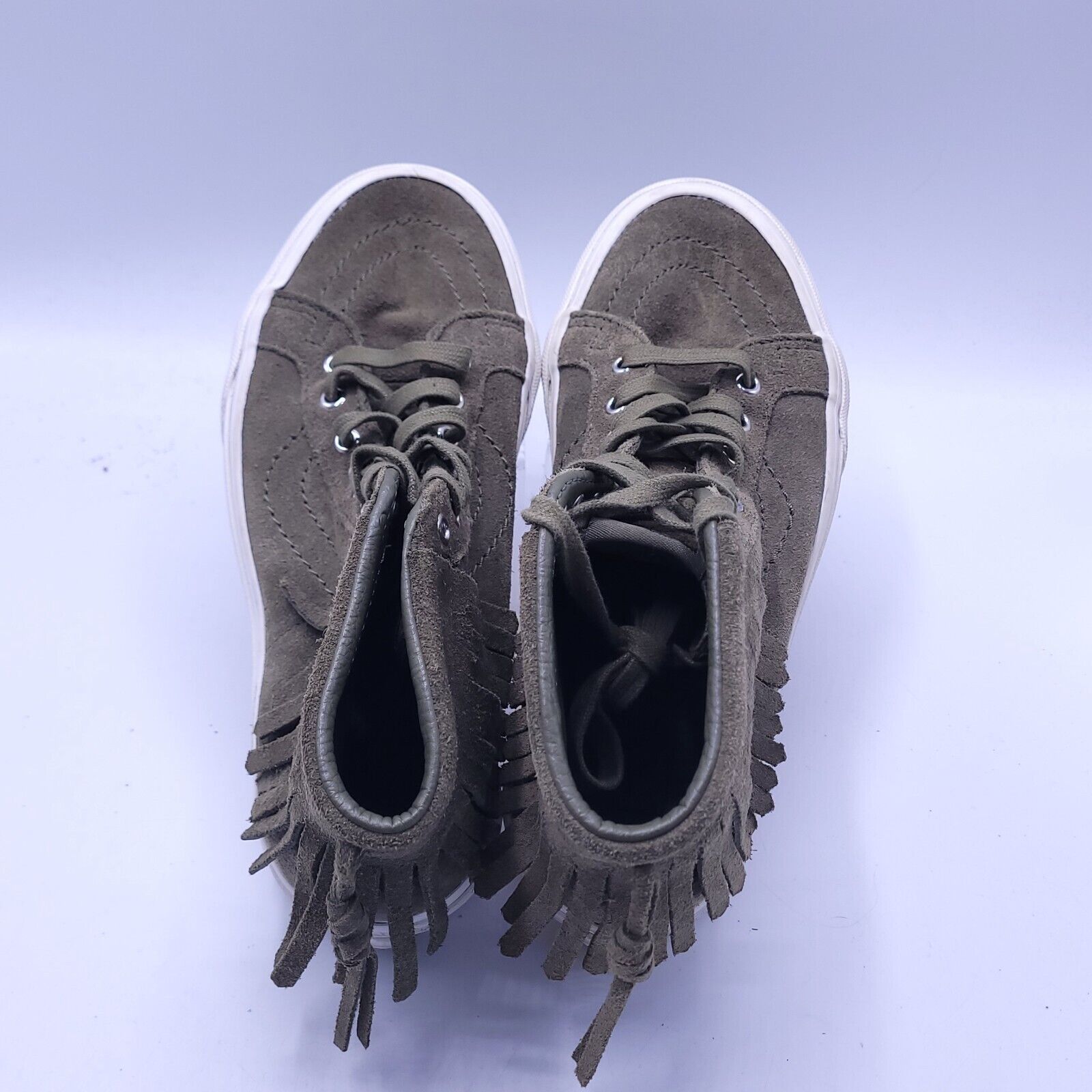 Vans Vans Off the Wall Shoe Womens Size 6 Mens 4.5 721277 Green Size US 6 / IT 36 - 4 Thumbnail