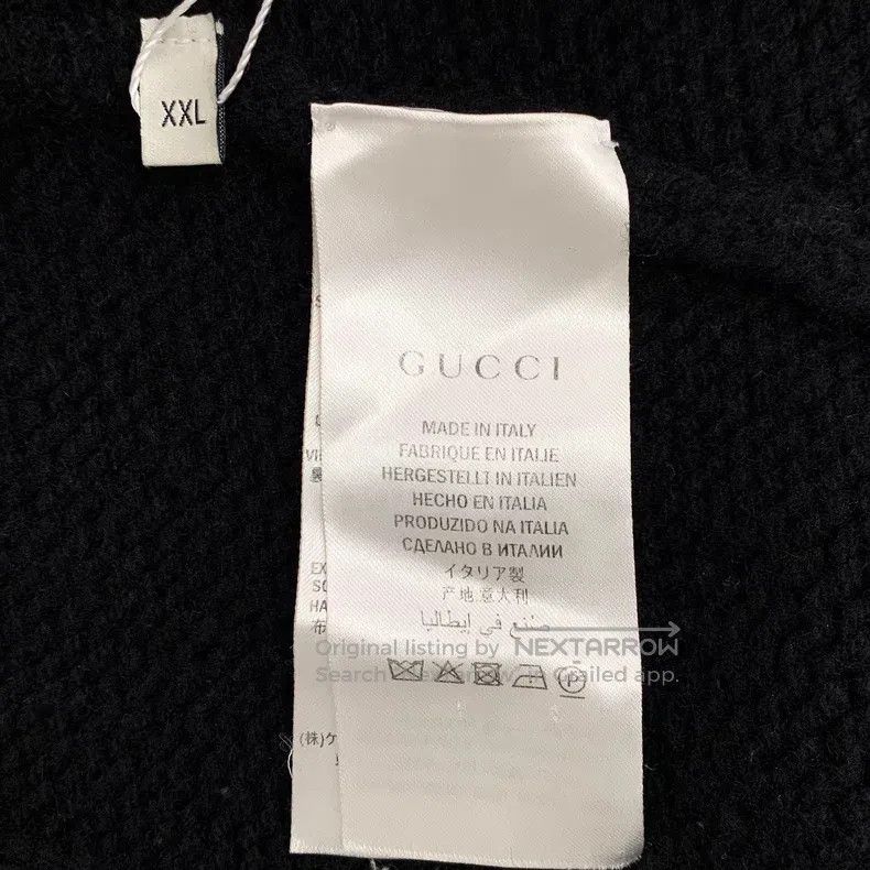 Gucci Gucci Black striped wool V-neck single-breasted long-sleev Size US XXL / EU 58 / 5 - 6 Thumbnail