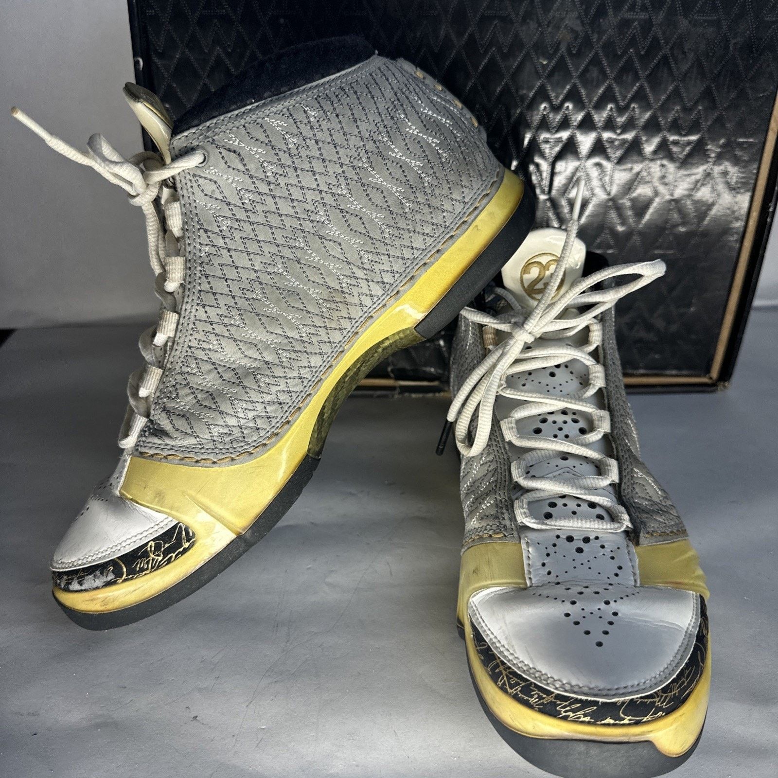 Jordan Brand Nike Air Jordan 23 XX3 OG White Stealth 2008 US 8 Size US 8.5 / EU 41-42 - 3 Thumbnail