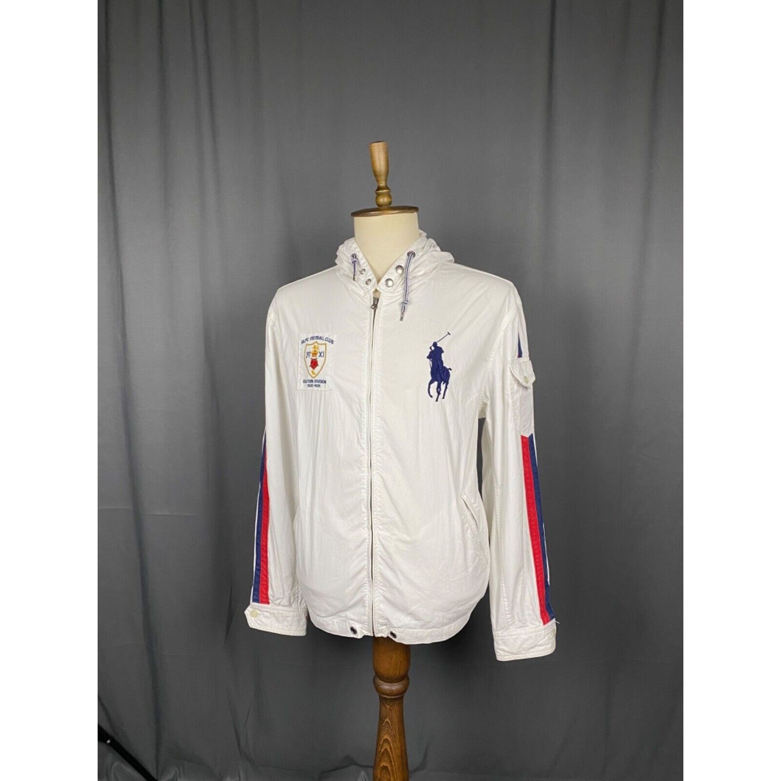 Polo Ralph Lauren Ralph Lauren Vintage Big Logo Men's White Windbreaker Jacket Size US XL / EU 56 / 4 - 4 Thumbnail