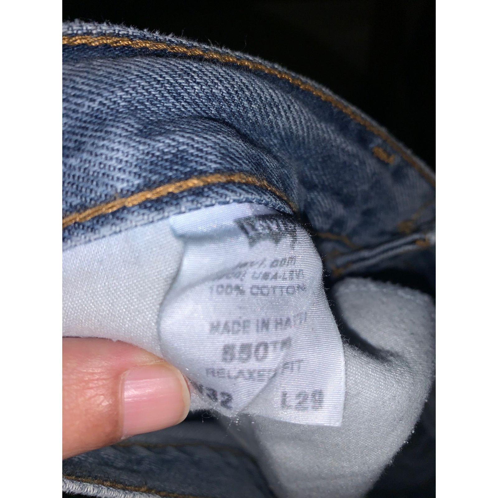 Levi's Levis 505 Jeans 32x29 Relaxed Fit Light Wash Denim Size US 32 / EU 48 - 8 Thumbnail