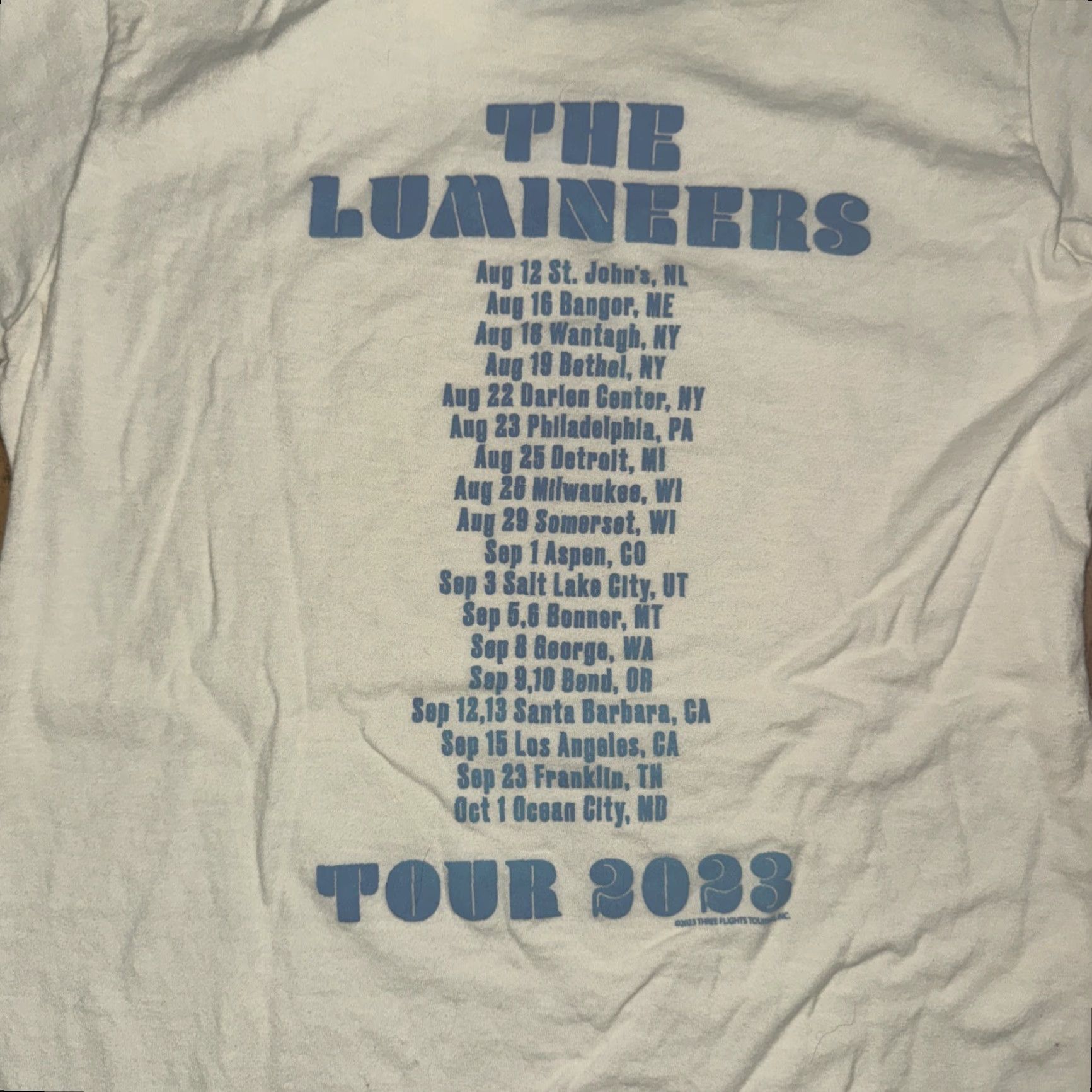 Vintage VINTAGE The Lumineers Band T-Shirt Ivory XS Men Regular T-Shirt Band 90s Concert (if applicable) Size US XS / EU 42 / 0 - 5 Thumbnail