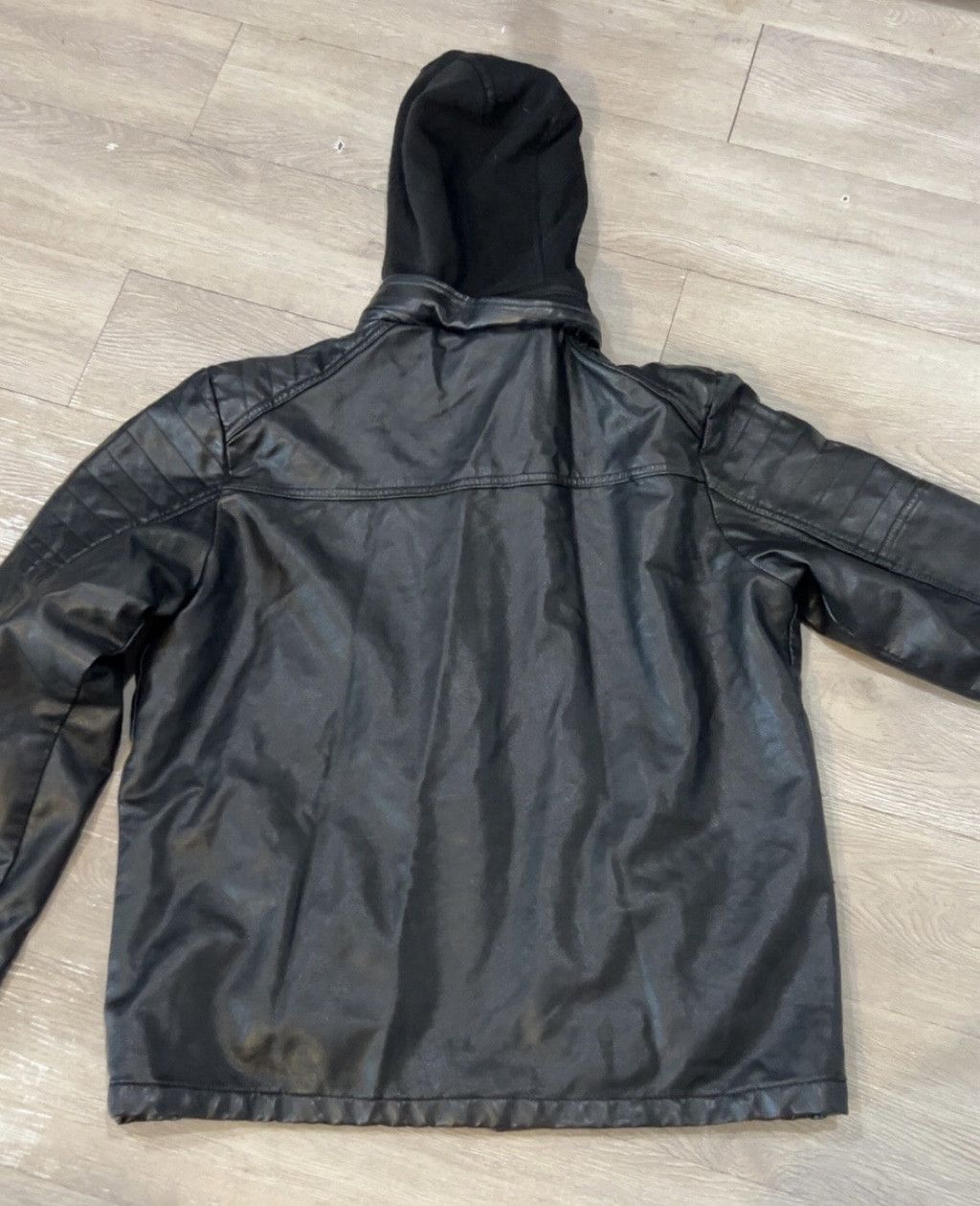 Other American Breed Black Leather Jacket with cozy lining For Men Size US XL / EU 56 / 4 - 9 Thumbnail