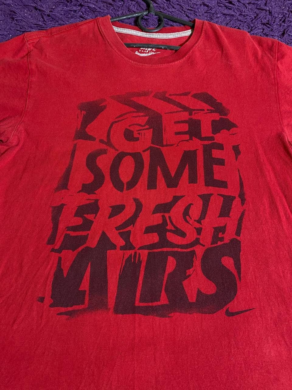 Nike × Vintage 90s Nike Swoosh Vintage Y2K Oversized Retro T-Shirt Size US M / EU 48-50 / 2 - 6 Thumbnail