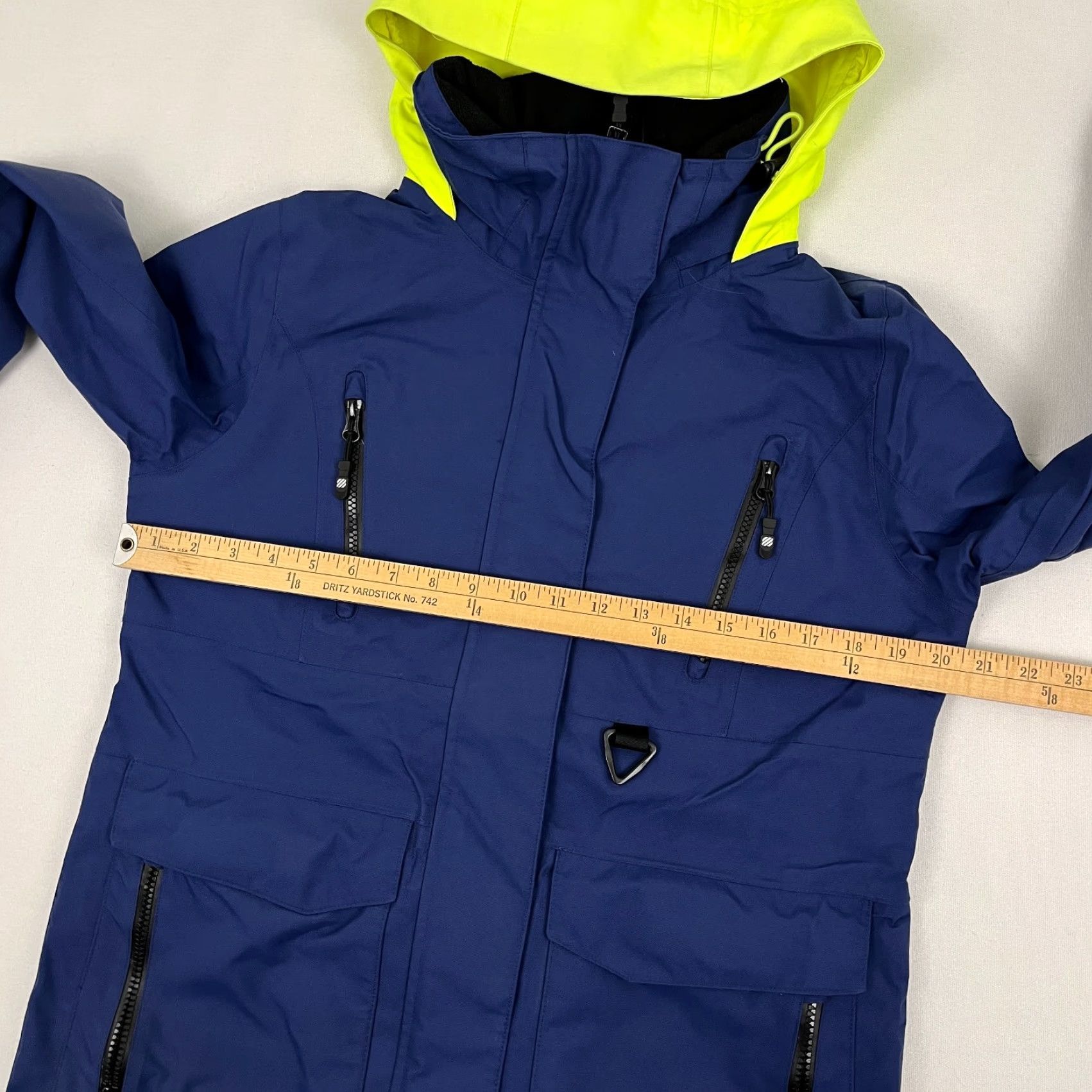 REEF West Marine Third Reef Jacket Womens Small Blue Boating Waterproof 2.5 Size S / US 4 / IT 40 - 4 Thumbnail