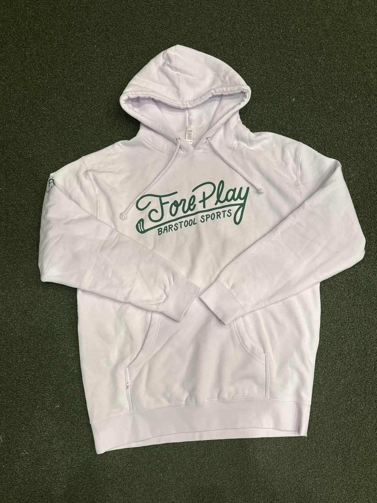 Vintage Barstool Sports Foreplay Golf Hoodie Size US L / EU 52-54 / 3 - 1 Thumbnail