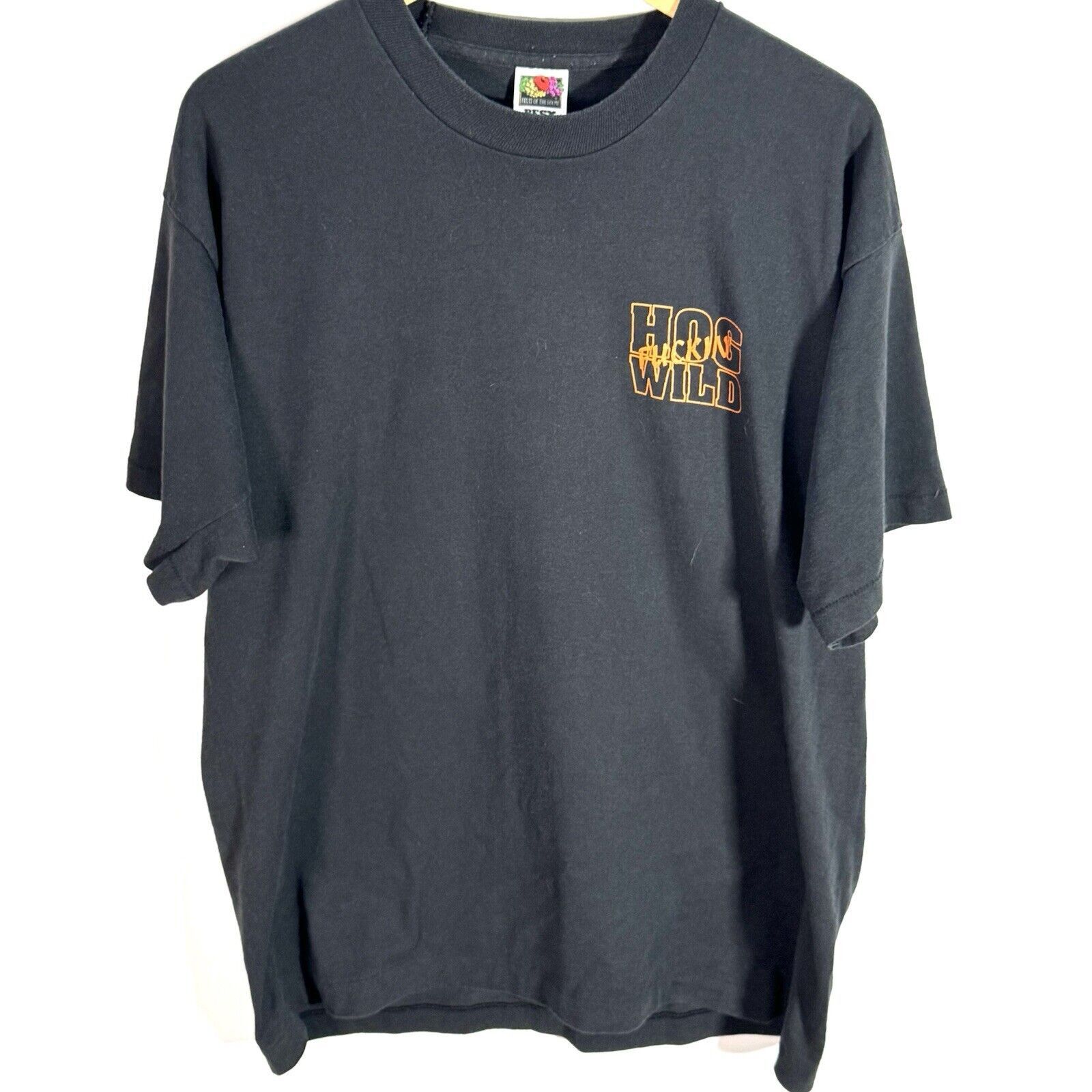 Harley Davidson VTG1990’s Harley Davidson Hog Fuckin’ Wild Graphic Tee XL Size US XL / EU 56 / 4 - 7 Thumbnail