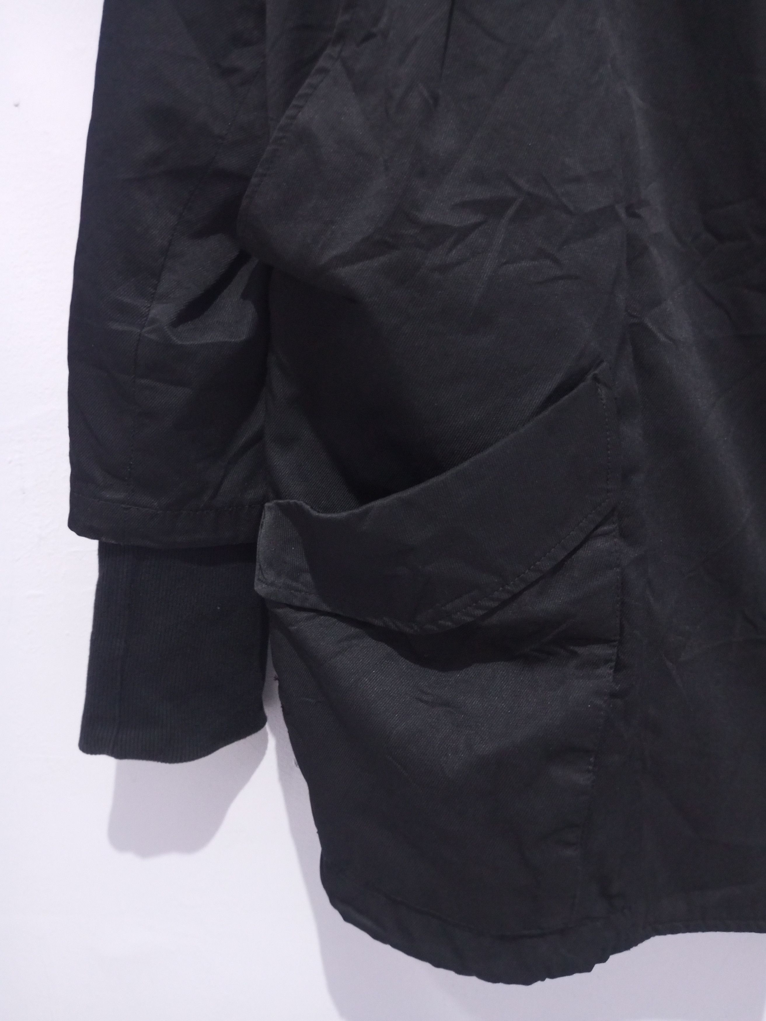 20471120 Vintage codes combine assymertic hoodie double layer parkas Size US L / EU 52-54 / 3 - 3 Thumbnail
