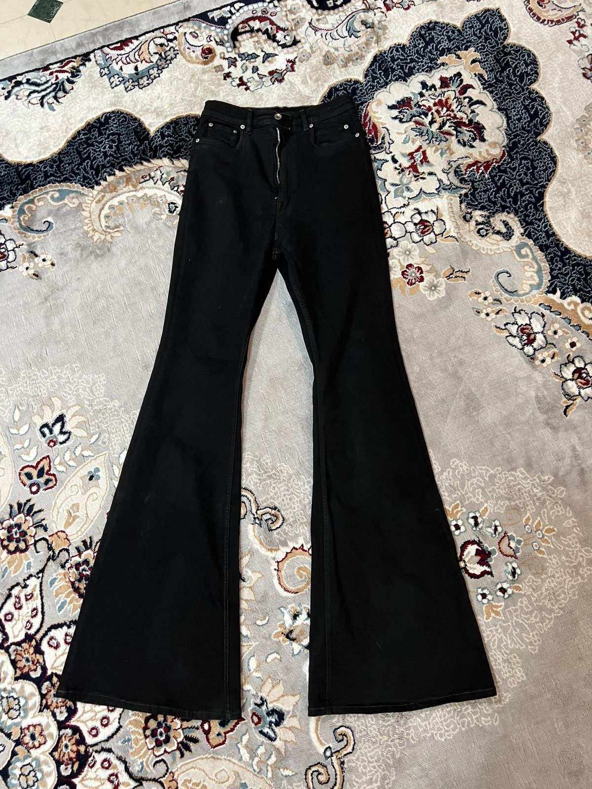 image of Rick Owens x Rick Owens Drkshdw Bolan Bootcut in Black, Men's (Size 29)