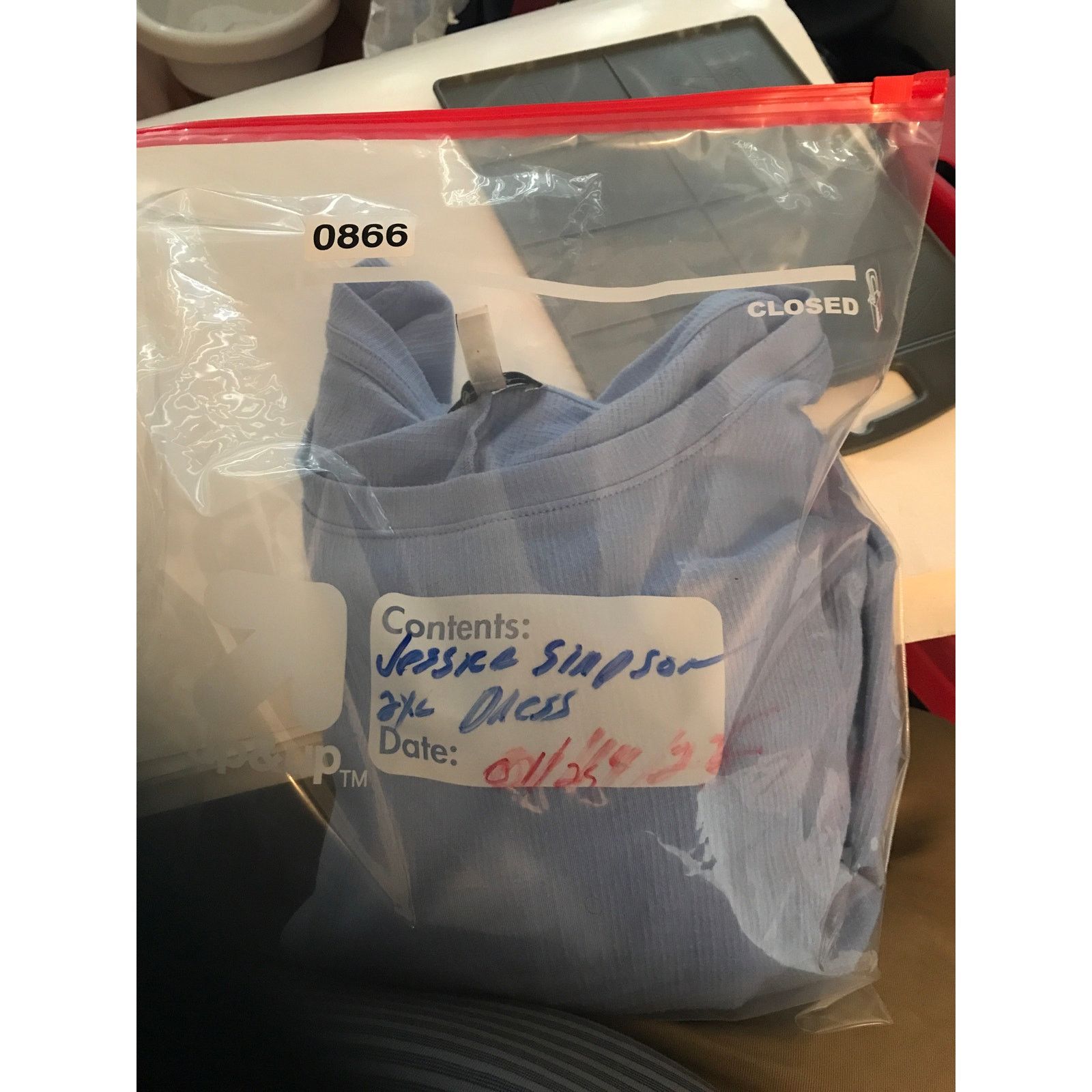 Jessica Simpson JESSICA SIMPSON DRESS WOMEN'S 2XL BLUE Size XXL / US 16-18 / IT 52-54 - 5 Thumbnail