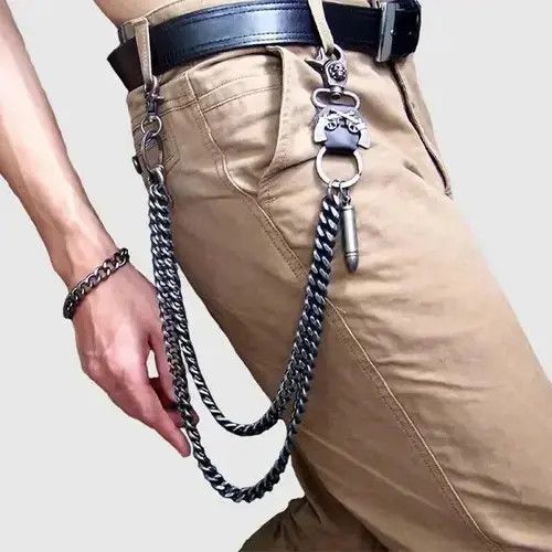 Other Stainless Steel Silver Bullet Key Chains Size ONE SIZE - 2 Thumbnail