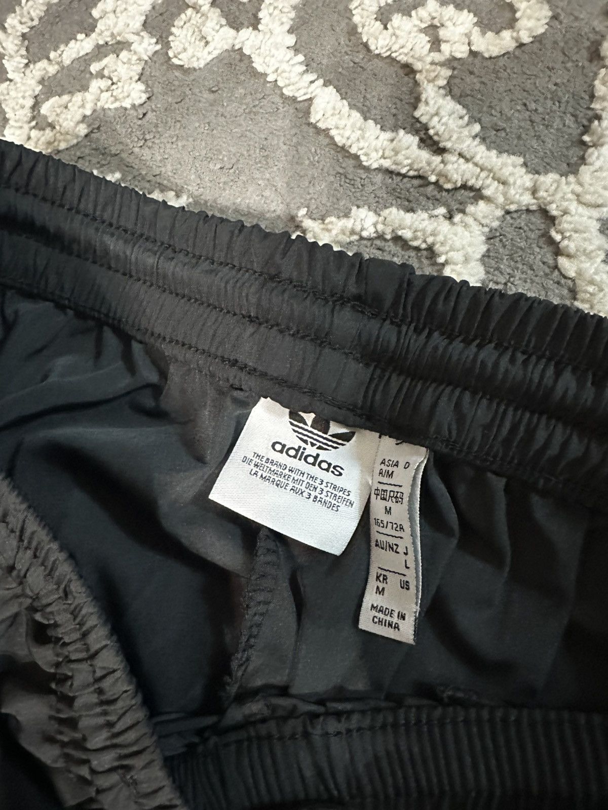 Adidas Adidas Black Wide Trackpants Size US 32 / EU 48 - 6 Thumbnail