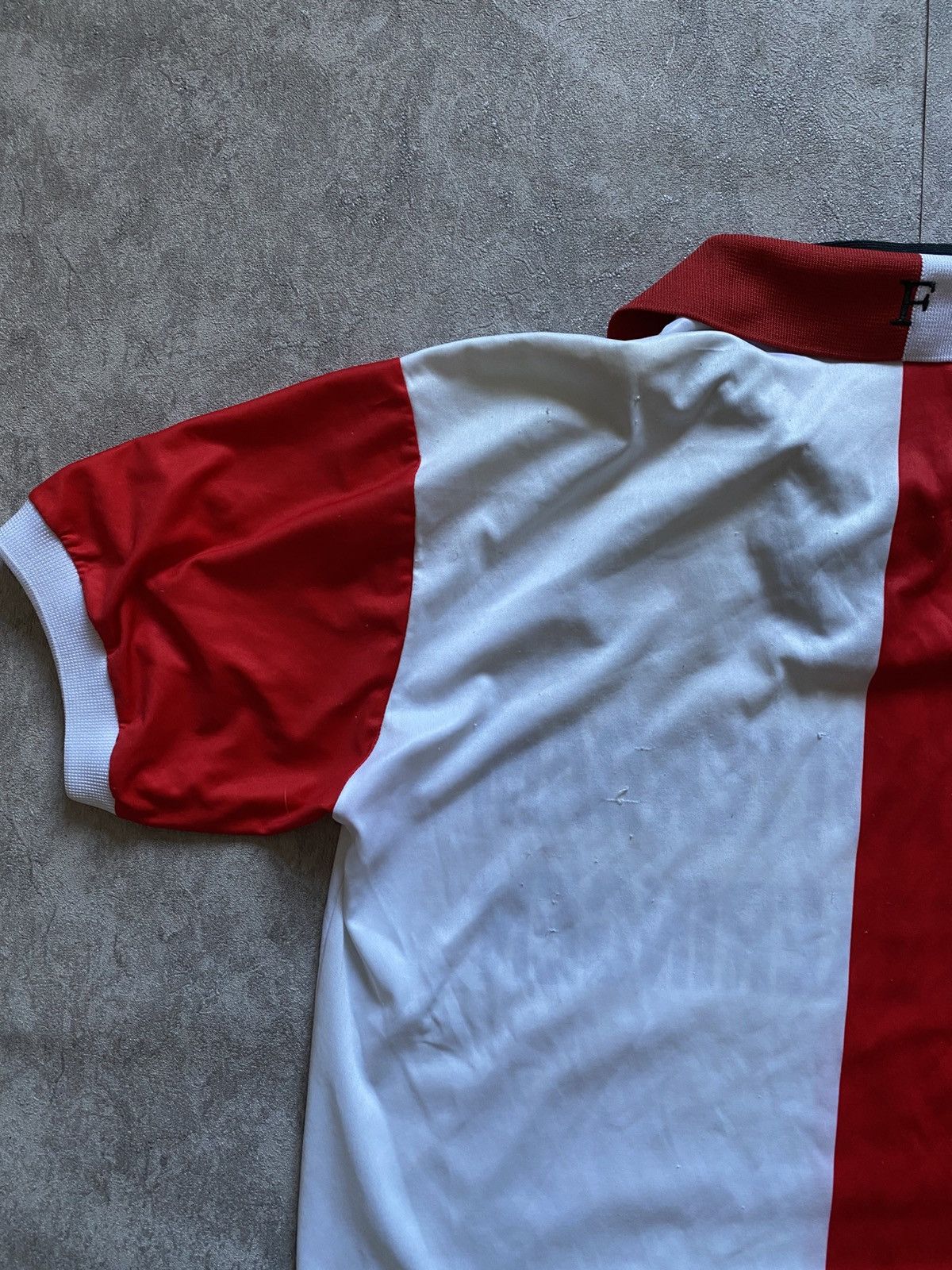 Kappa SIGNED By Dirk Kuyt 2004/05 Feyenoord Rotterdam Home Jersey Size US S / EU 44-46 / 1 - 11 Thumbnail