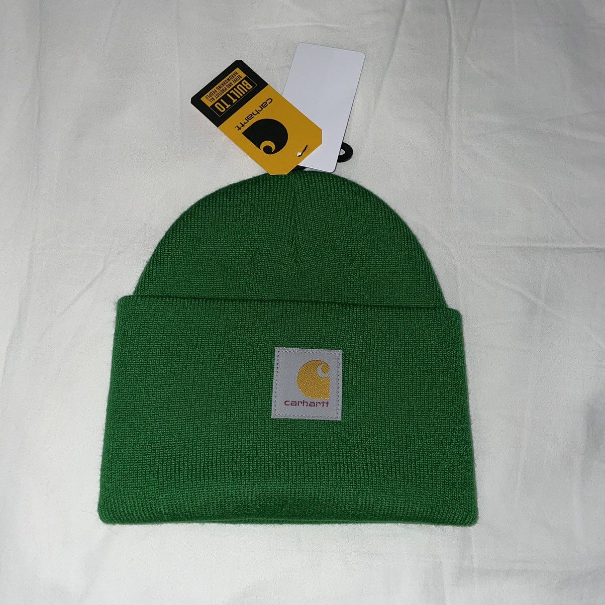 Carhartt Carhartt Kelly Green Beanie Size ONE SIZE - 1 Thumbnail