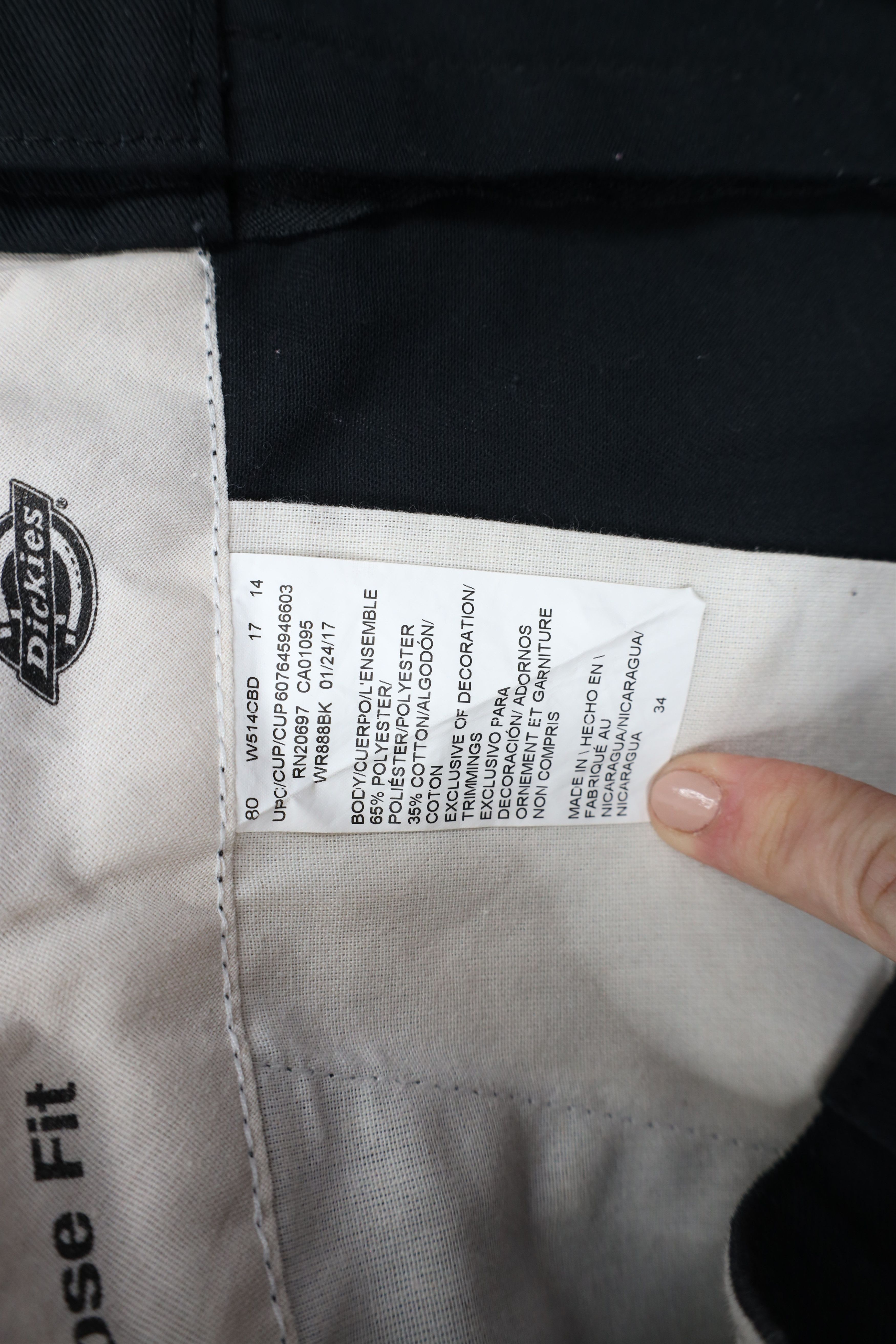 Dickies × Vintage Vintage Y2K Dickies Spell Out Loose Fit Cargo Shorts Black Size US 34 / EU 50 - 9 Thumbnail