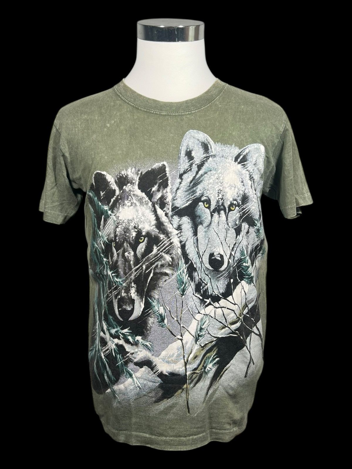 Vintage Vintage Wolf All Over Print T-Shirt Size US M / EU 48-50 / 2 - 1 Thumbnail