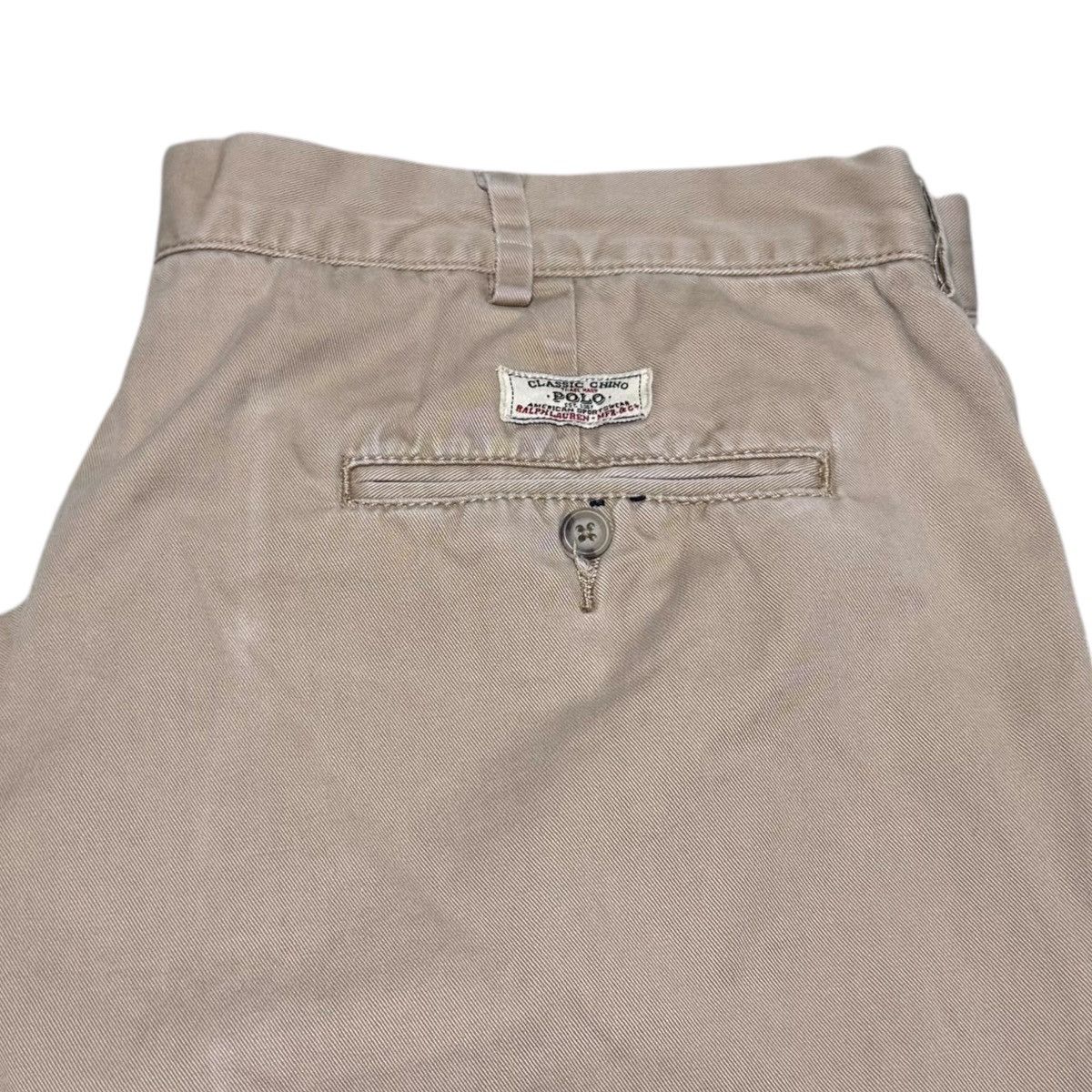 Polo Ralph Lauren × Vintage Polo Ralph Lauren Classic Chino Khaki Pants Men’s 38x30 Size US 38 / EU 54 - 2 Thumbnail