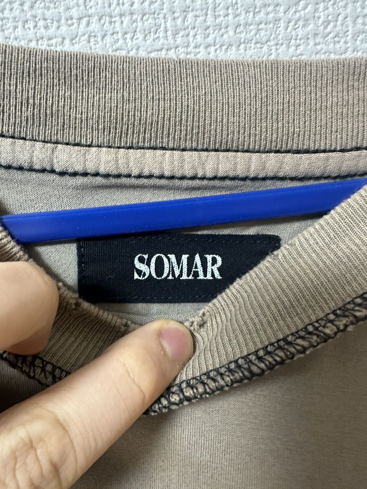 Somar SOMAR Contrast Gray Tee Size US XL / EU 56 / 4 - 5 Thumbnail