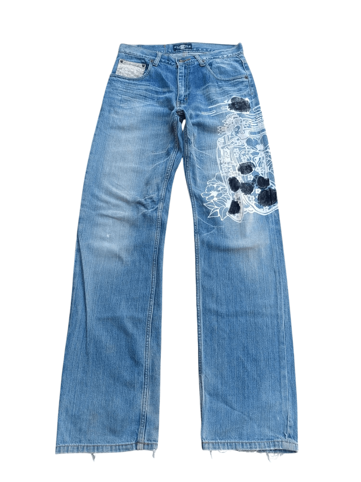 Toyoten Shoten Japanese Brand Rare Design Jeans E273