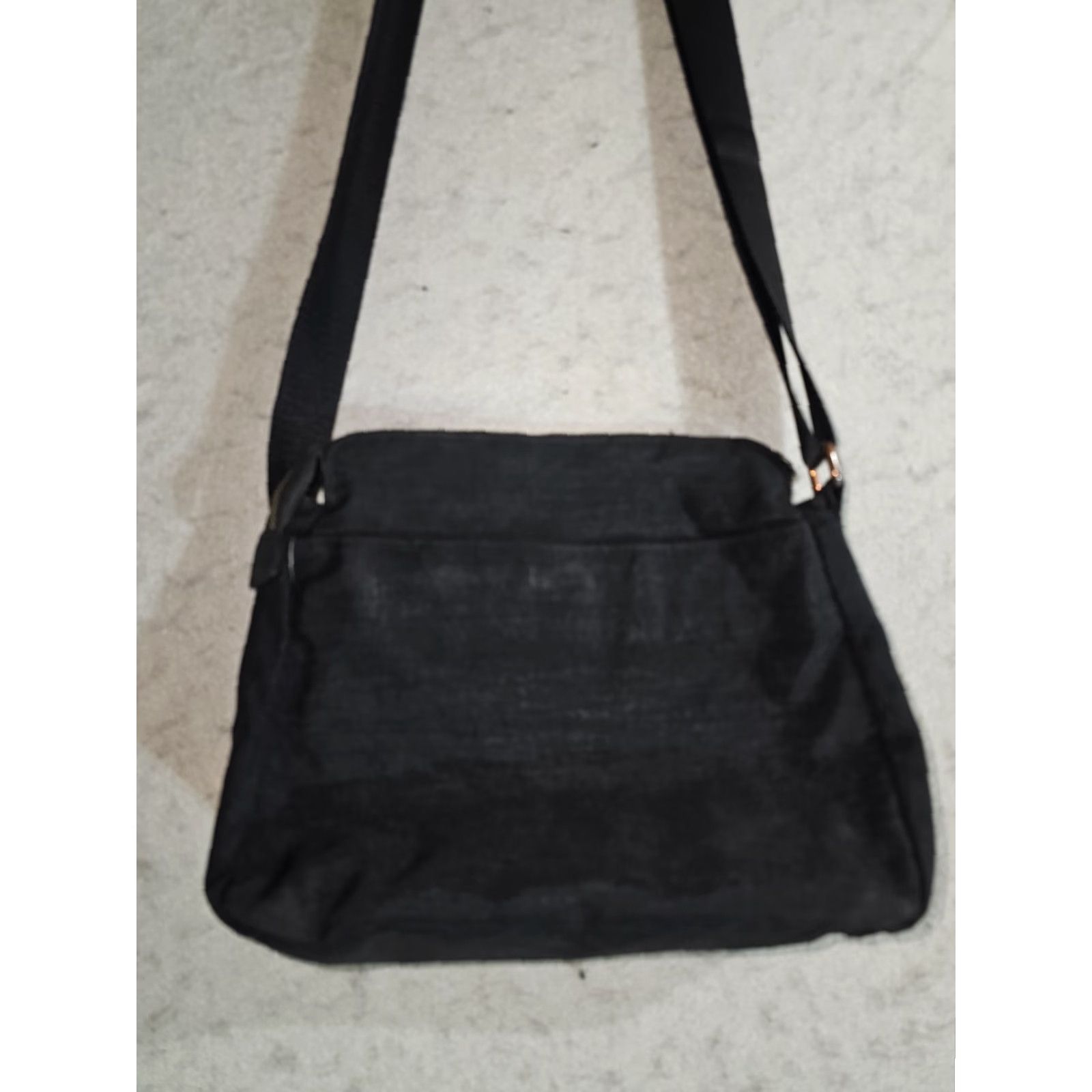 Vintage Baggallini Crossbody Nylon Travel Bag Handbag Adjustable Strap Black Womens Size ONE SIZE - 7 Thumbnail