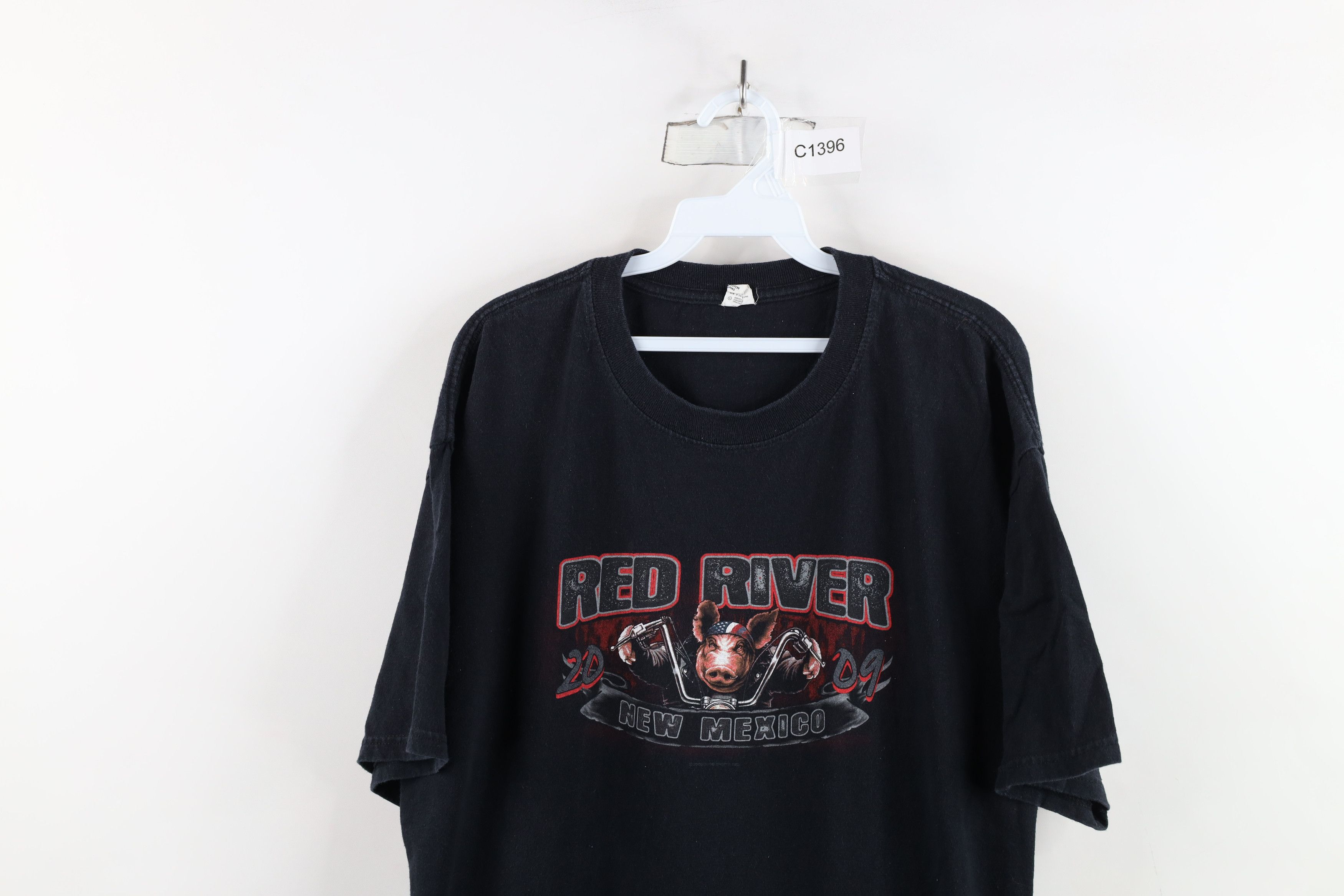 Vintage Vintage Y2K 2009 Fire Flames Motorcycle Short Sleeve T-Shirt Size US XL / EU 56 / 4 - 2 Thumbnail