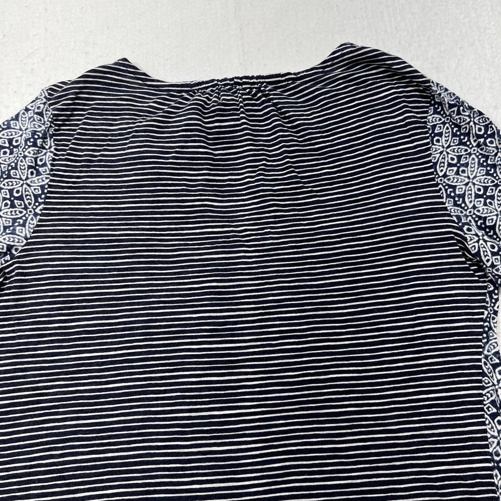 Lucky Brand Lucky Brand Blue Lightweight Pullover Blouse With Tassels Size M / US 6-8 / IT 42-44 - 10 Thumbnail