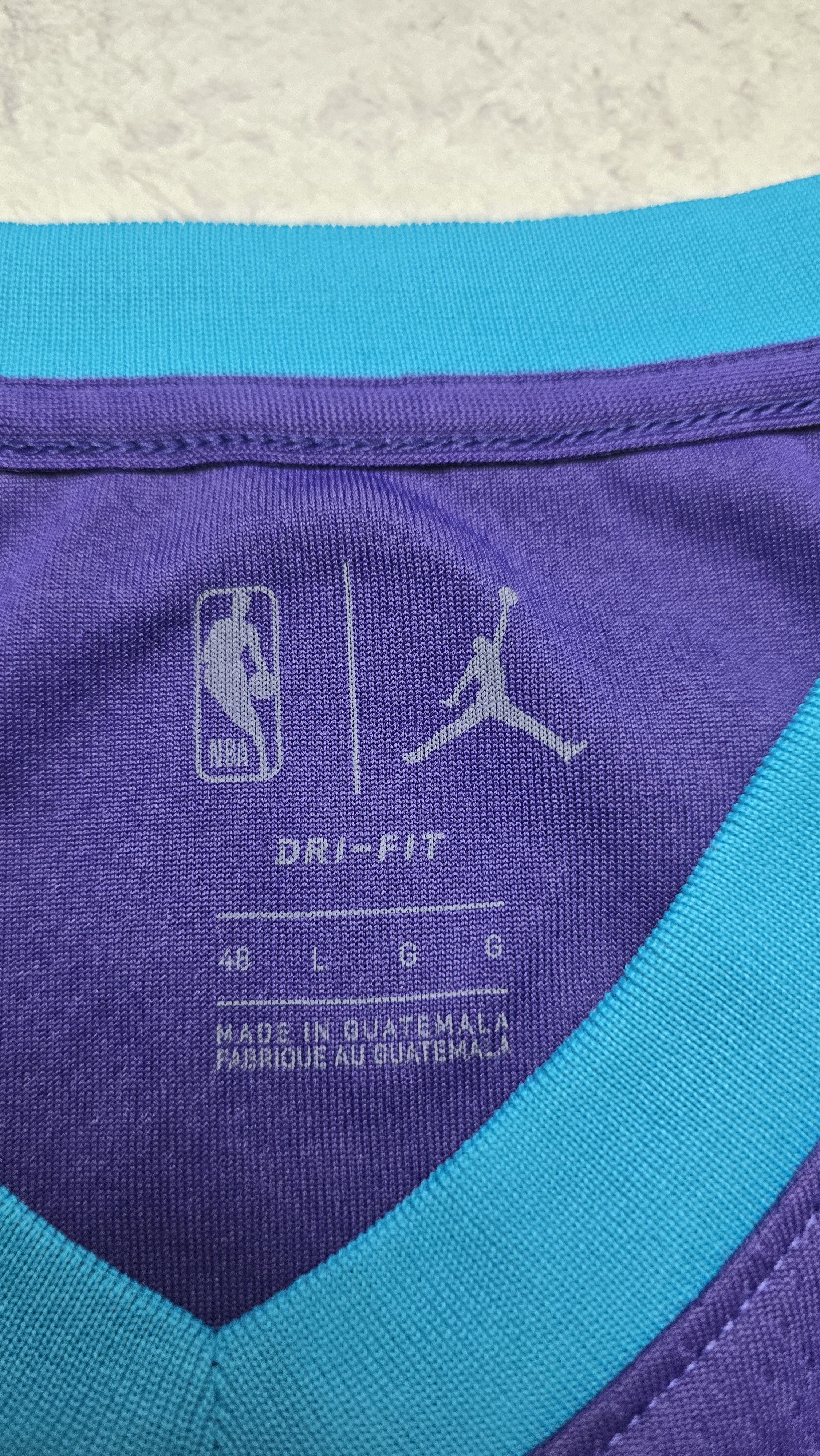 Nike Charlotte Hornets Jordan Brand Statement Swingman Jersey Size US L / EU 52-54 / 3 - 10 Thumbnail