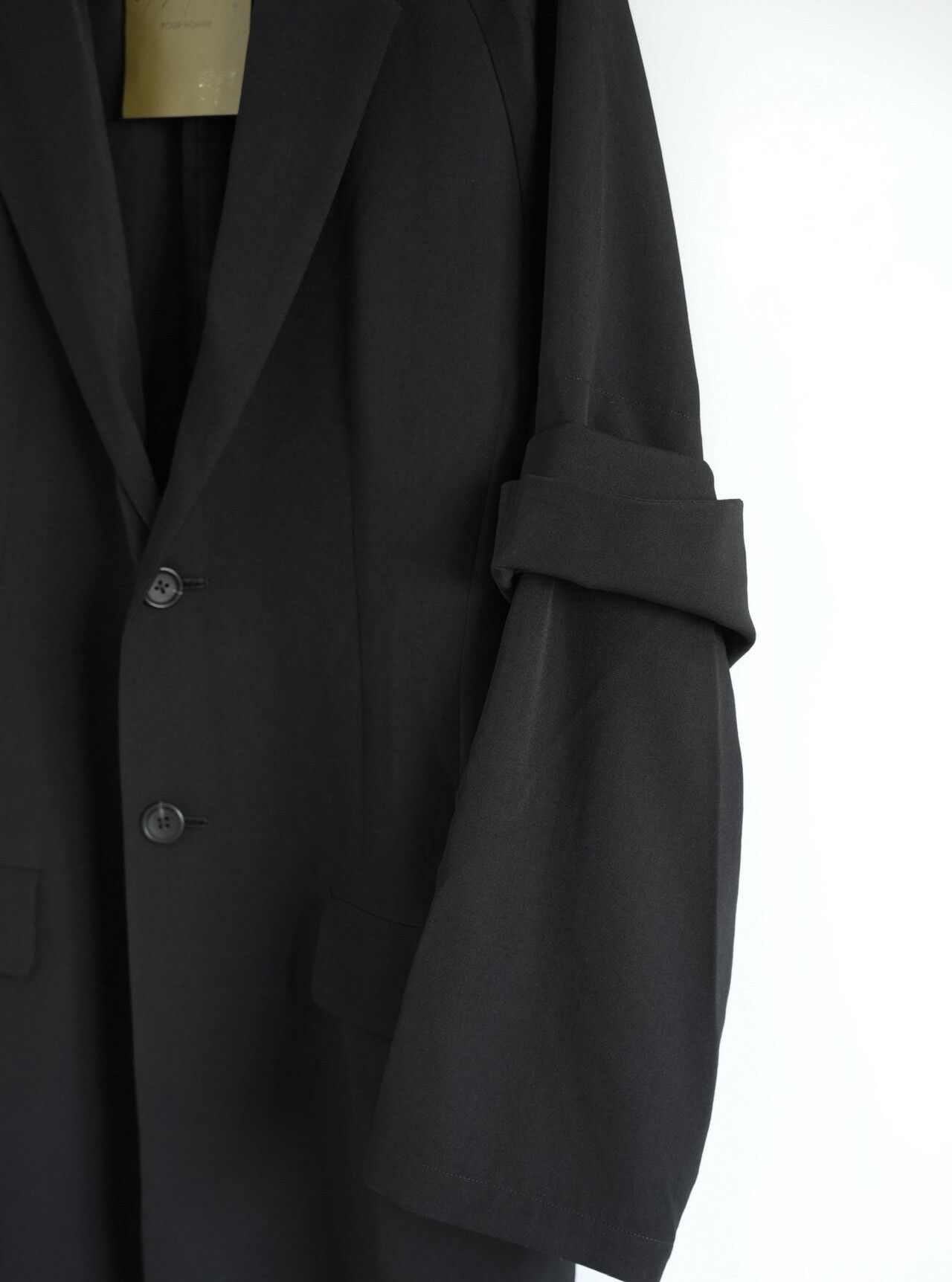 Yohji Yamamoto Yohji Yamamoto 24AW Double Sleeve Dropped Shoulder Coat Size US S / EU 44-46 / 1 - 4 Thumbnail